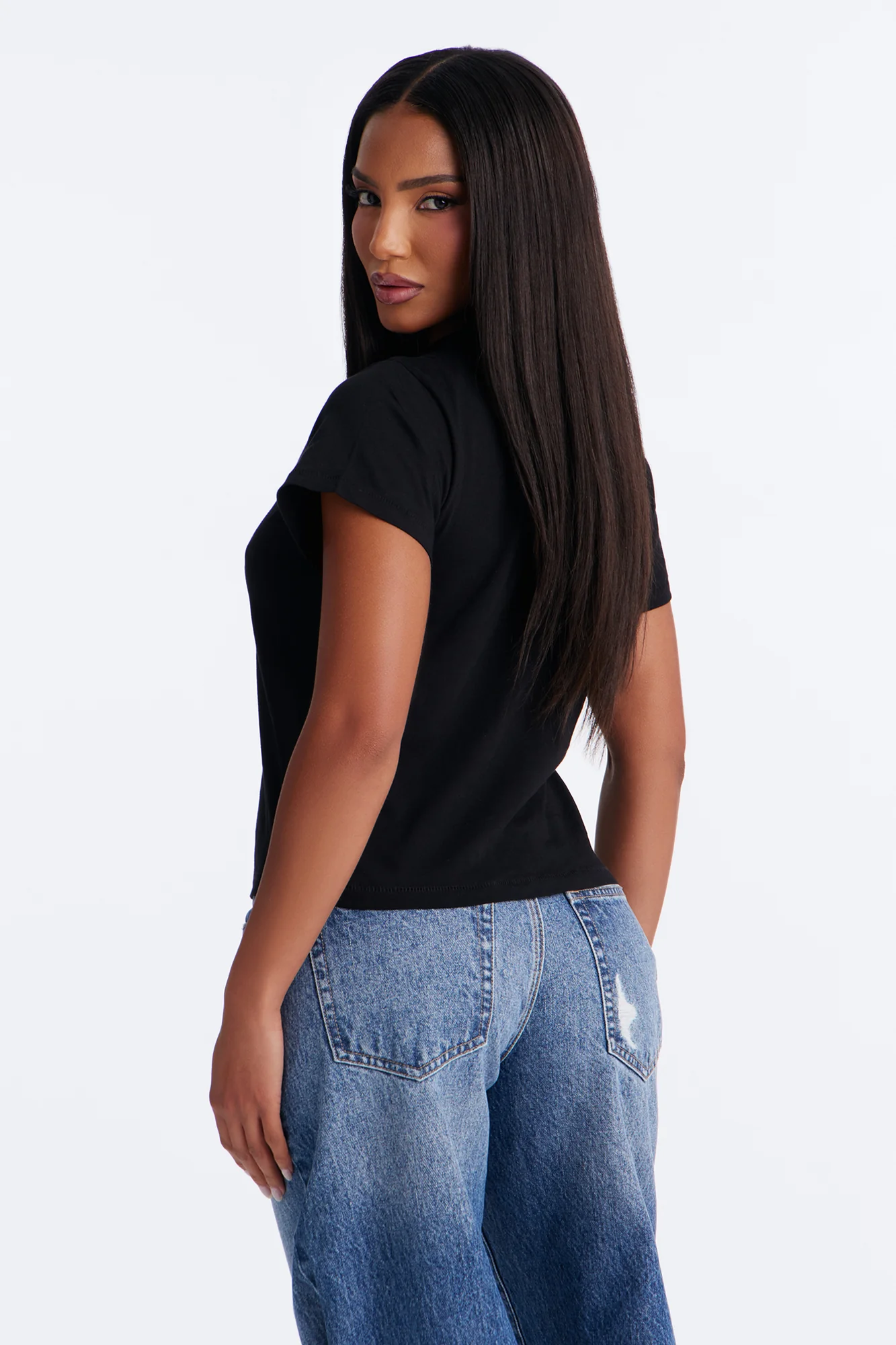 Most Essential Baby Tee - Black - Image 4