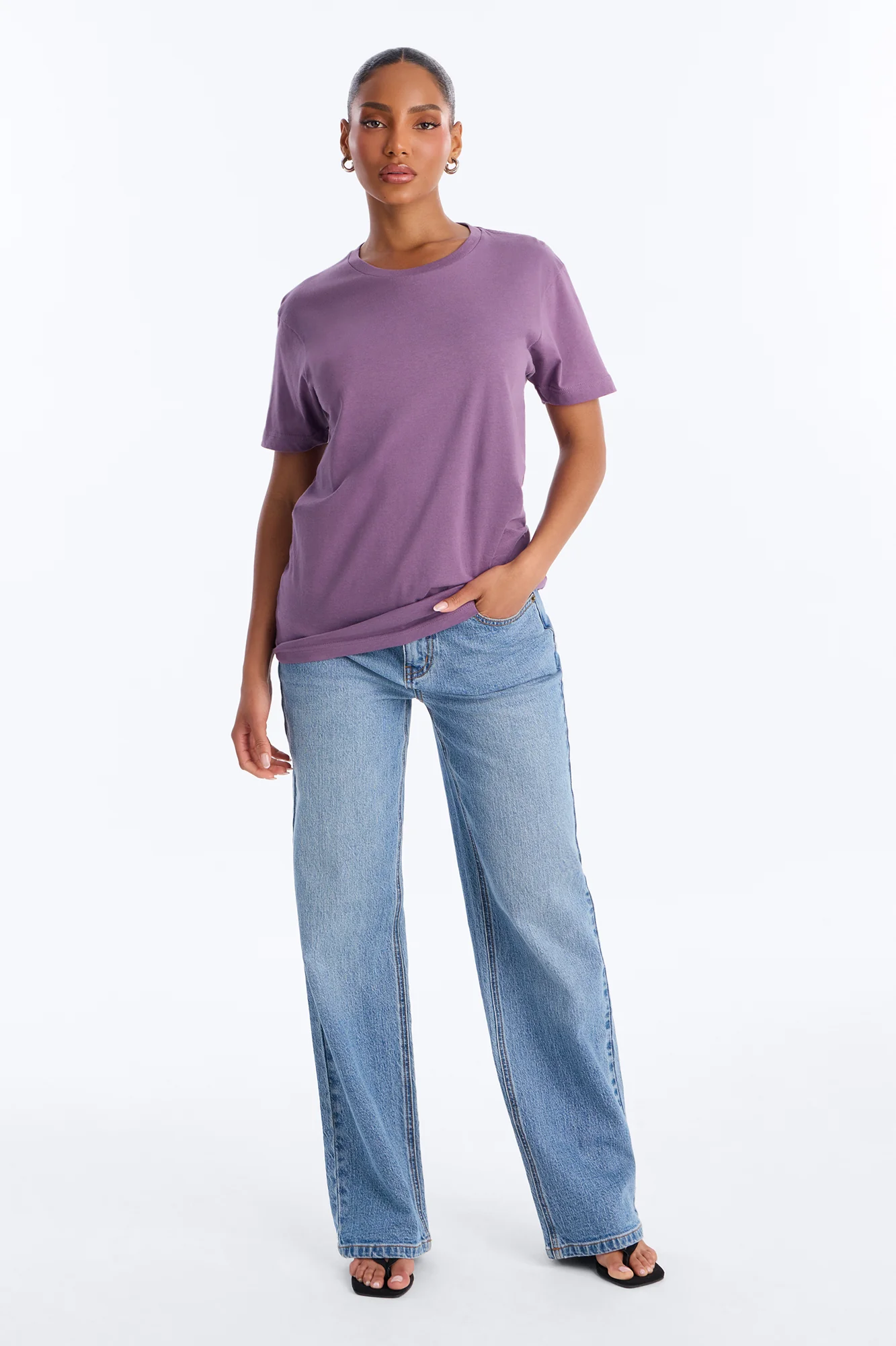 Most Essential Baby Tee - Purple - Image 2
