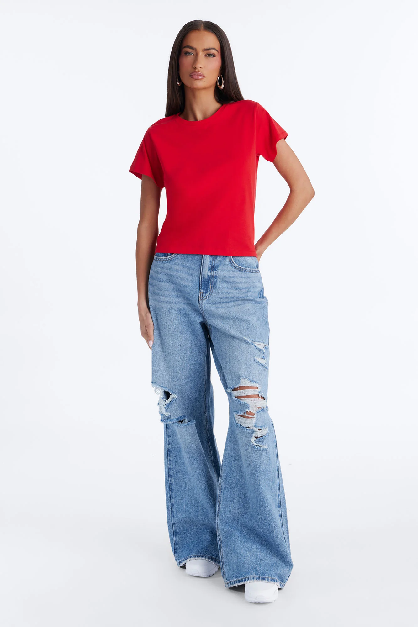 Most Essential Baby Tee - Red - Image 2