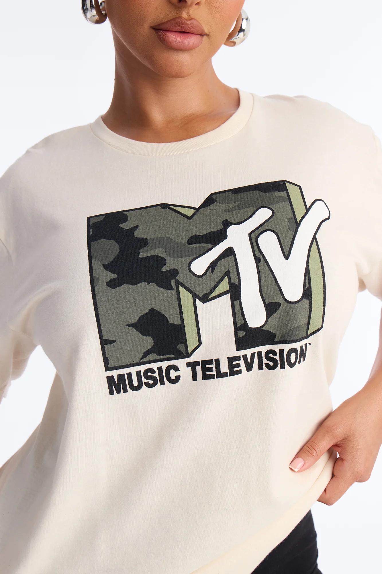MTV Camo Tee - Natural - Image 3