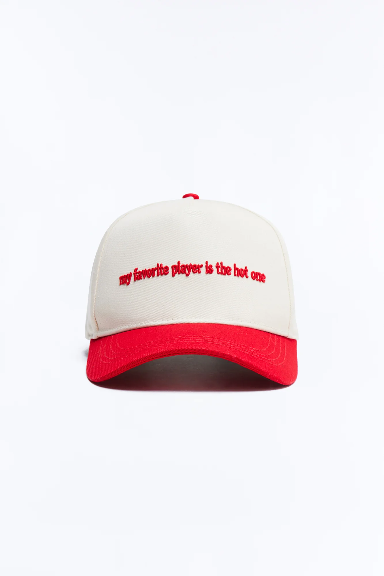 My Favorite Player Baseball Hat - Red/combo