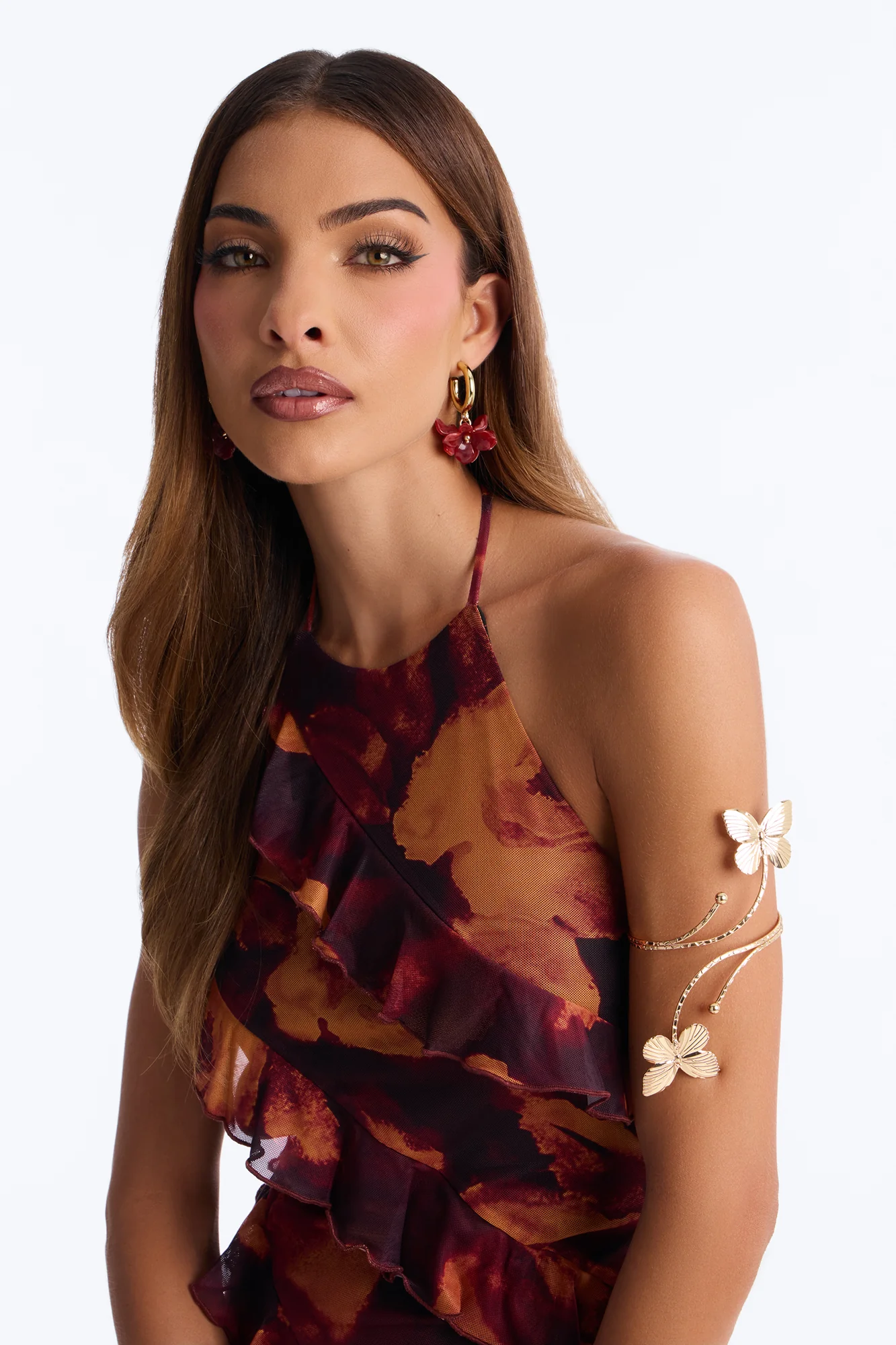 Mystical Butterfly Arm Cuff - Gold - Image 3