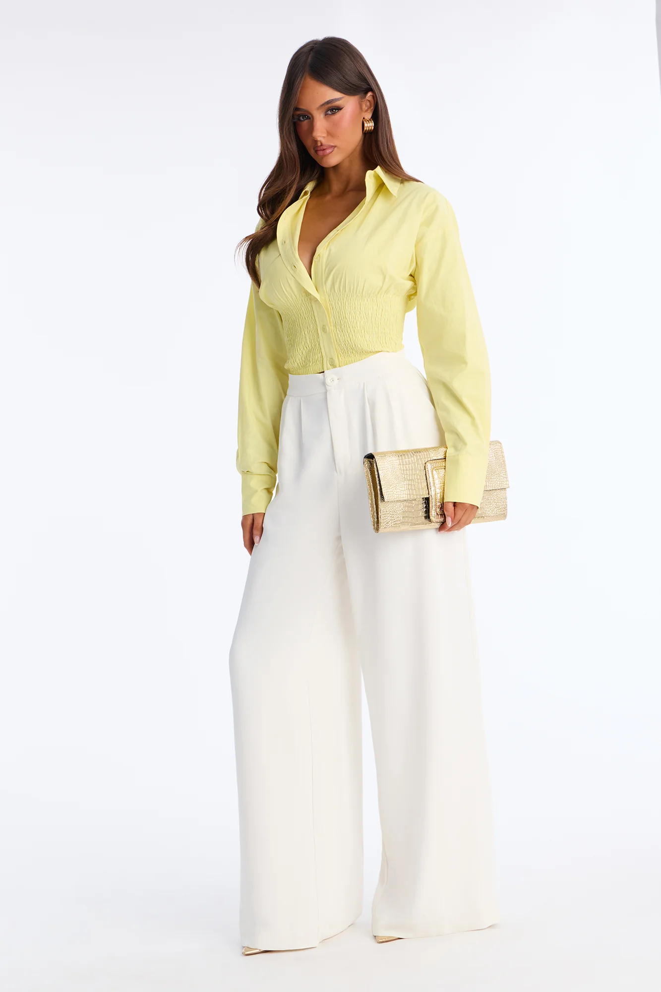 Nadia Trouser Pant - Ivory