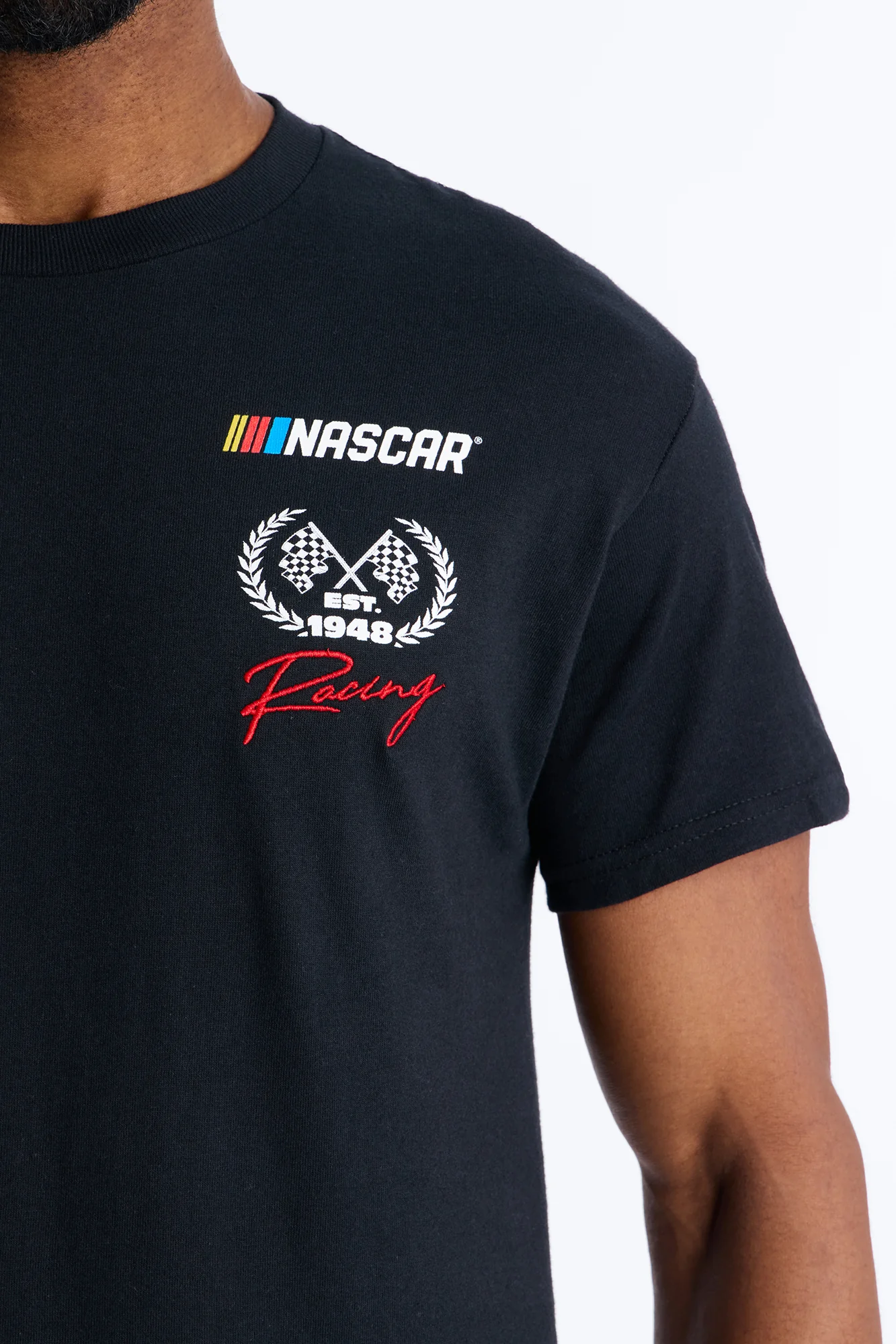 Nascar Racing 1948 Short Sleeve Tee - Black - Image 3