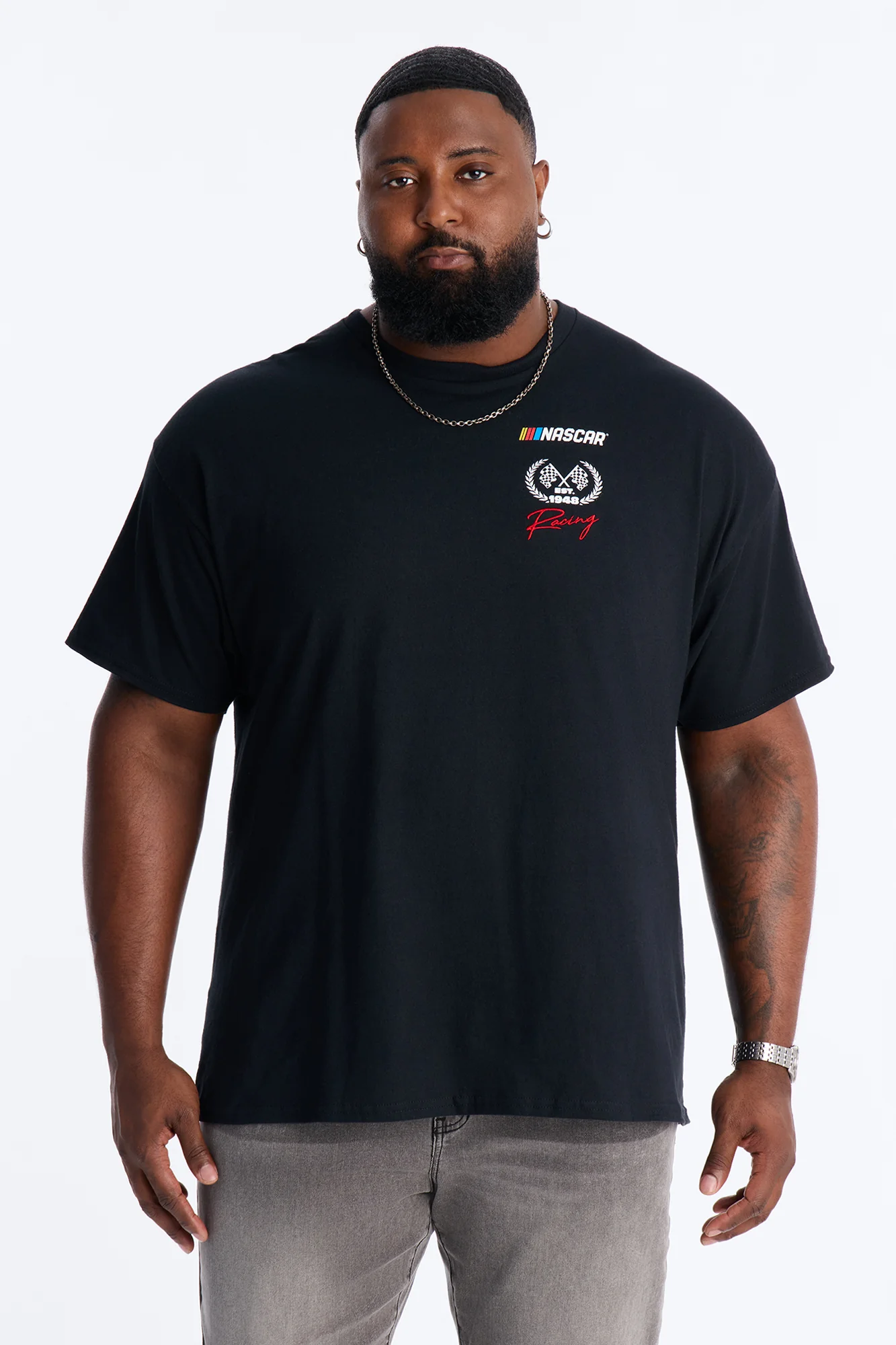 Nascar Racing 1948 Short Sleeve Tee - Black - Image 5