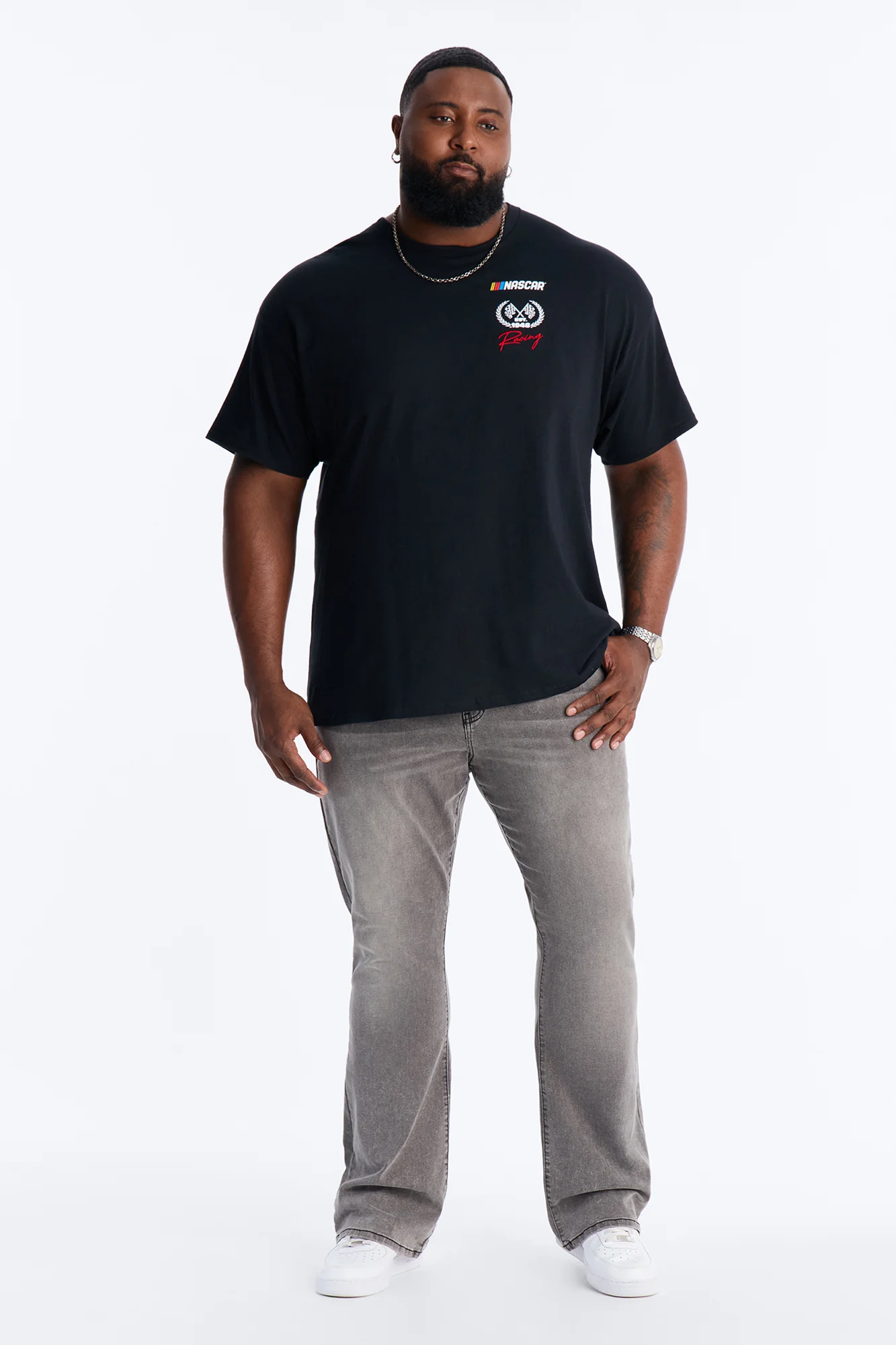 Nascar Racing 1948 Short Sleeve Tee - Black - Image 6