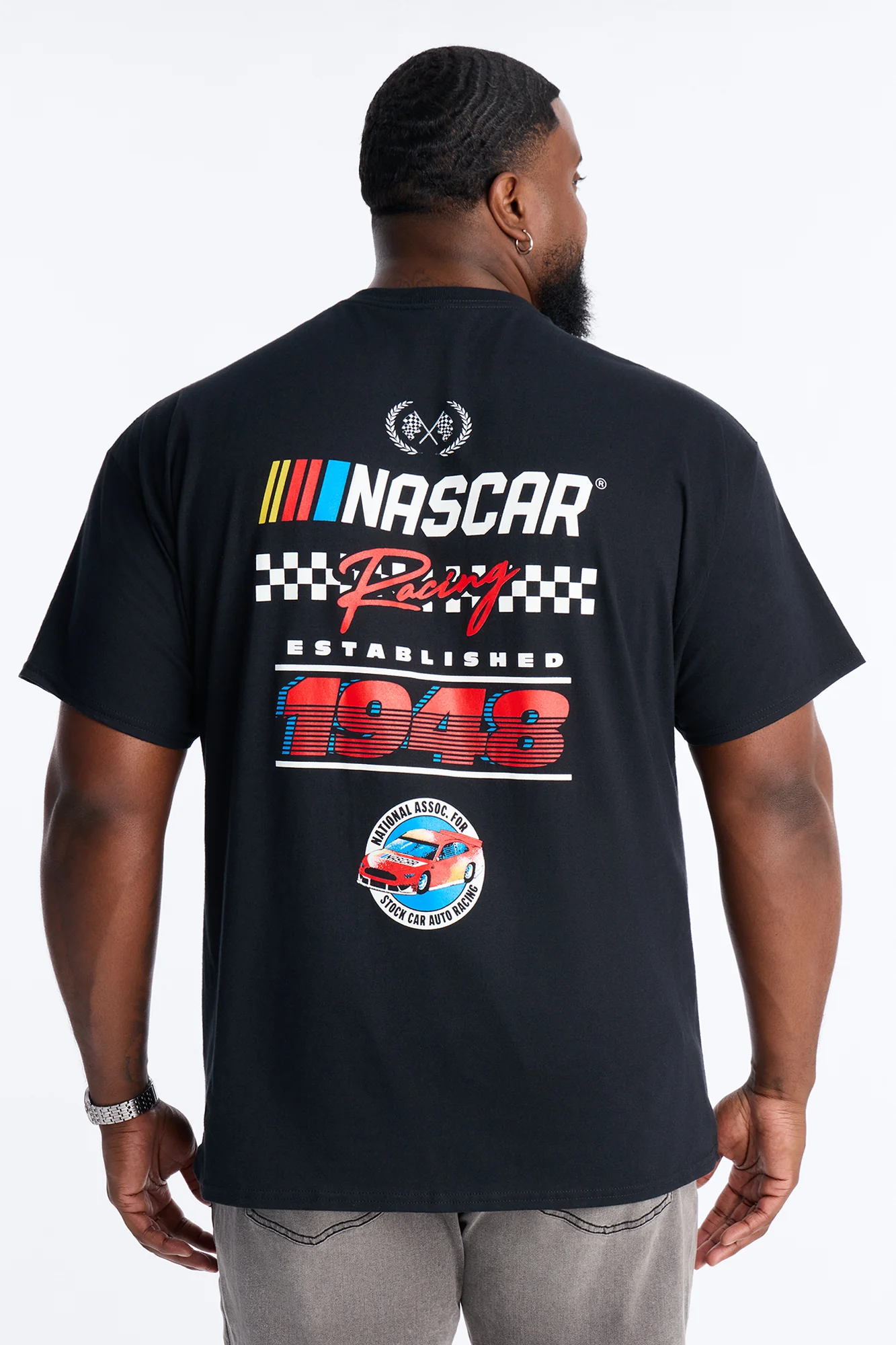 Nascar Racing 1948 Short Sleeve Tee - Black - Image 8