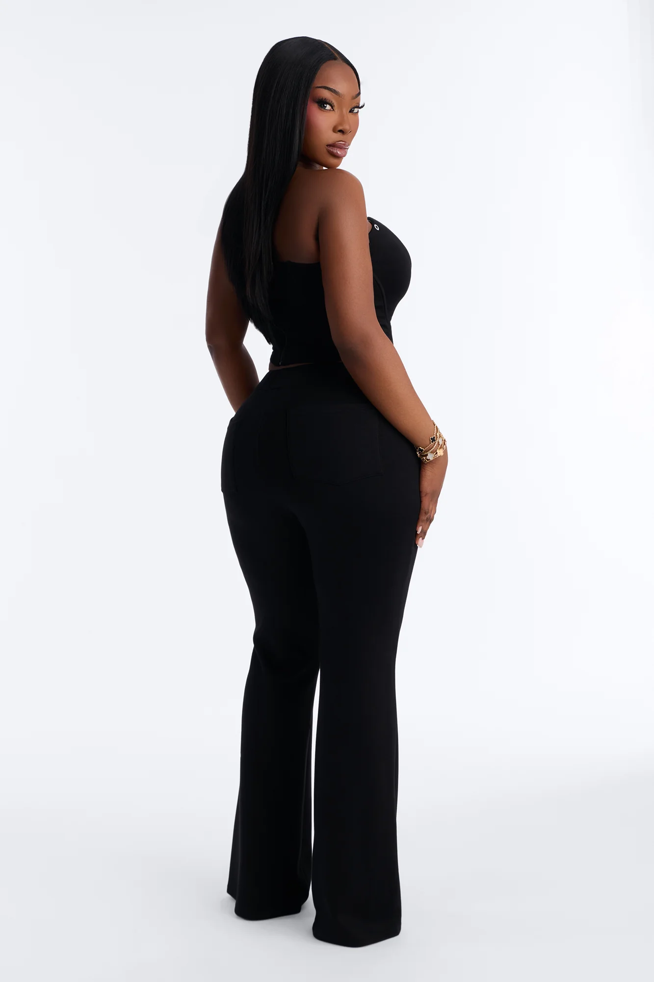 Nashville Nights Flared Pant Set - Black - Image 8