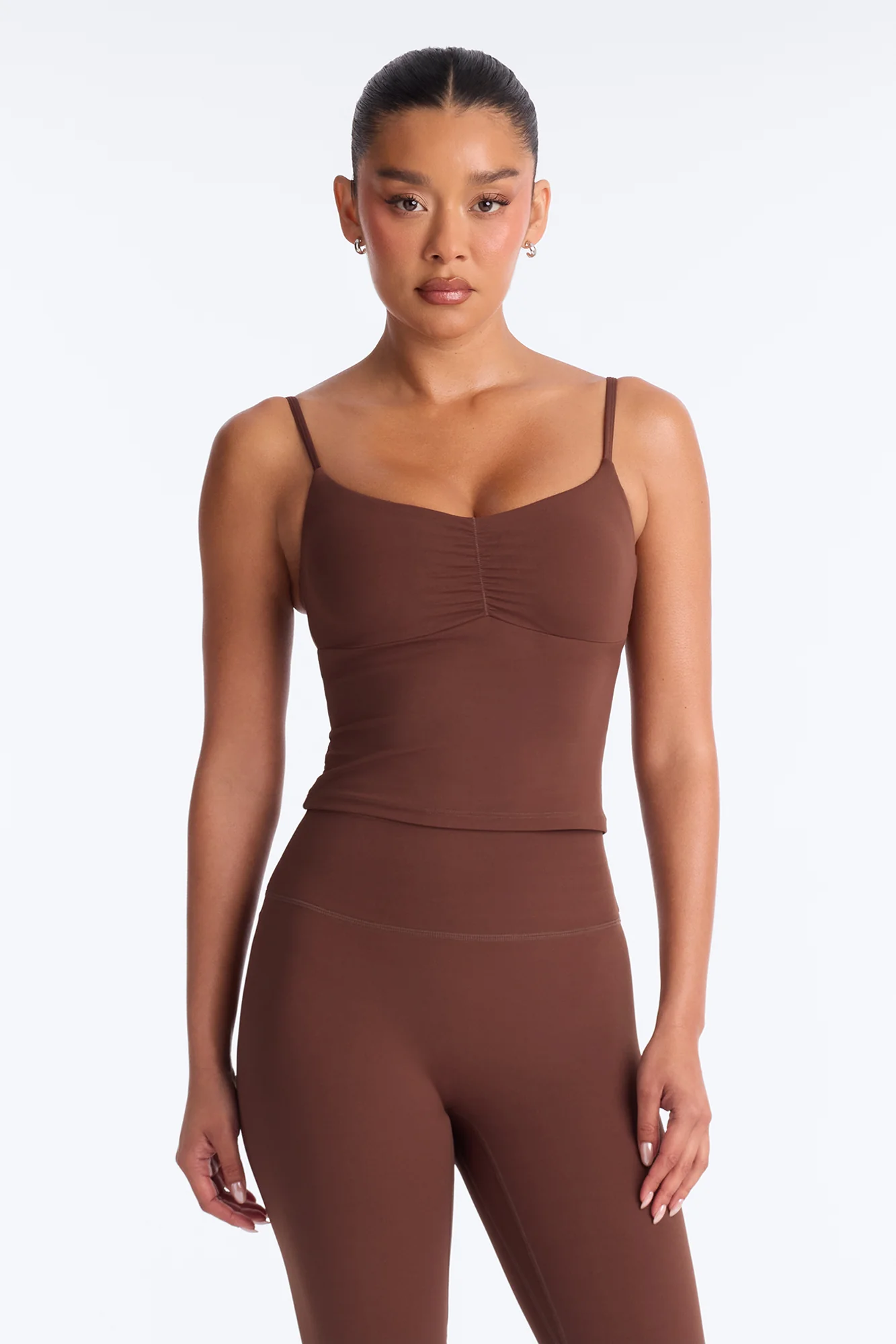Natasha Active Legging Set - Chocolate - Image 2