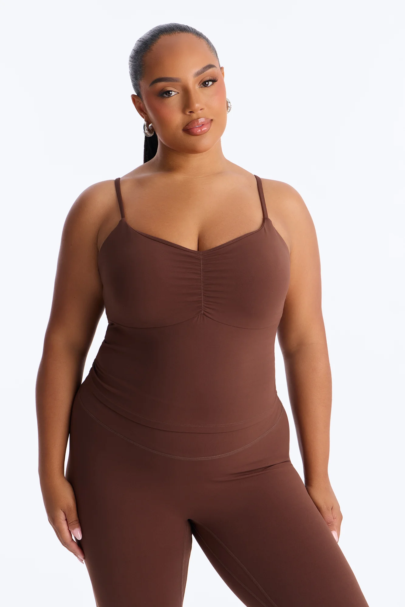 Natasha Active Legging Set - Chocolate - Image 6