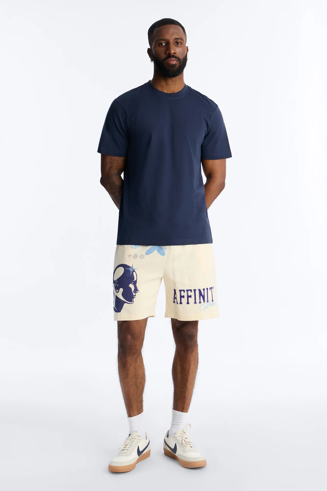 Natural Affinity Sweatshorts - Cream - Image 2