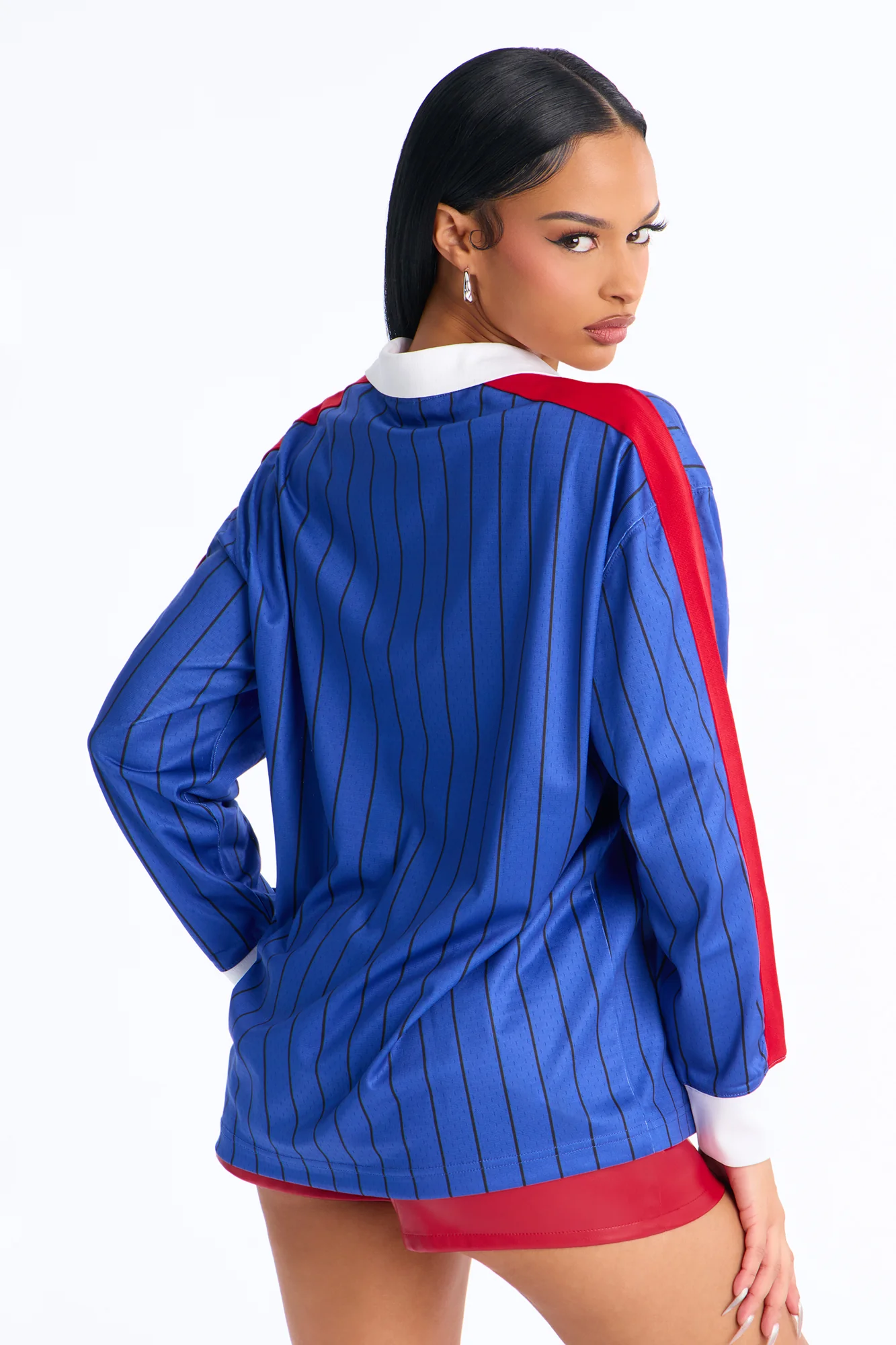 NBA Detroit Pistons Long Sleeve Top - Royal - Image 4