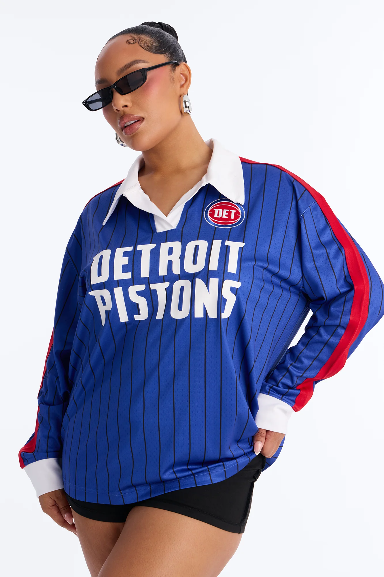 NBA Detroit Pistons Long Sleeve Top - Royal - Image 5