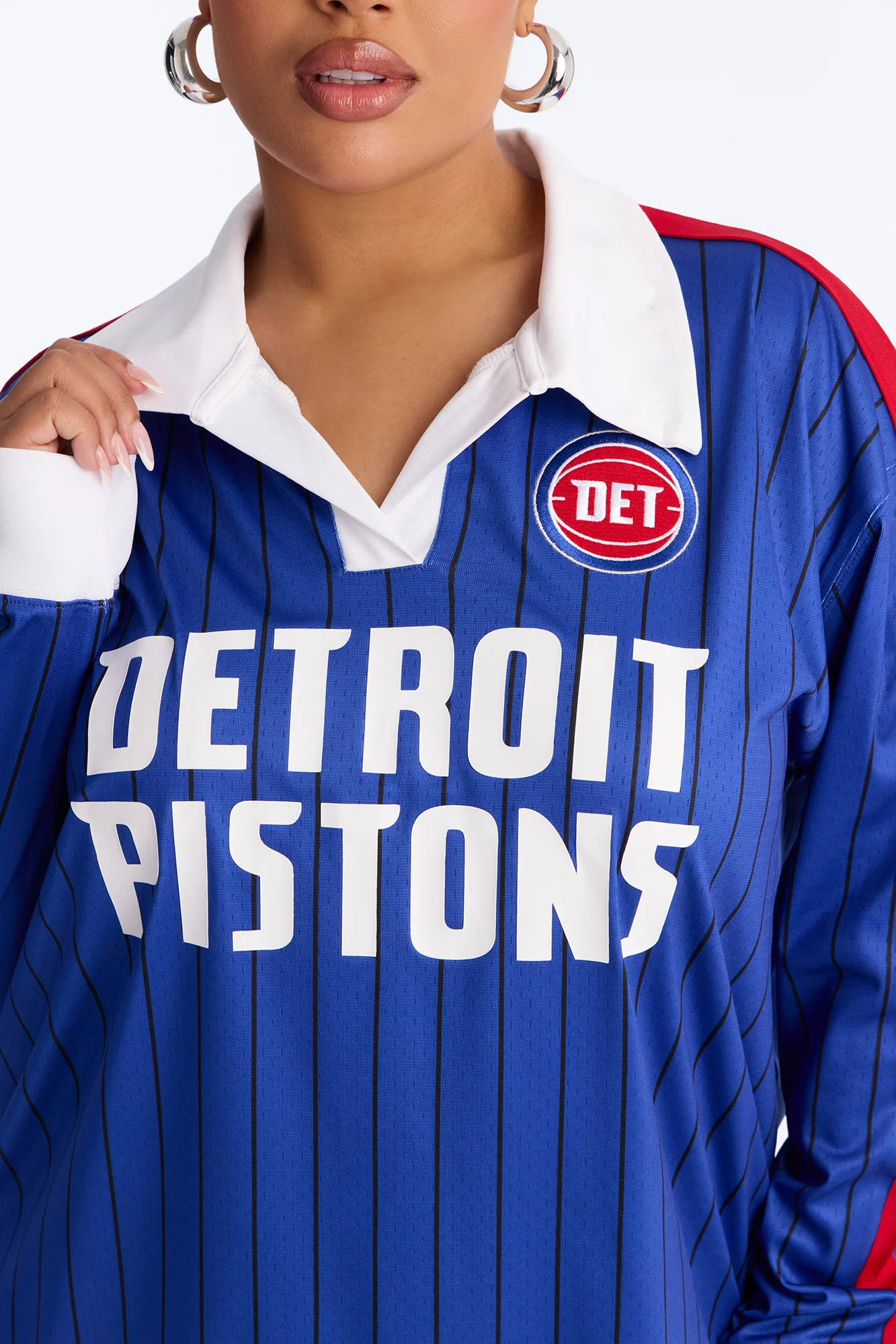 NBA Detroit Pistons Long Sleeve Top - Royal - Image 7