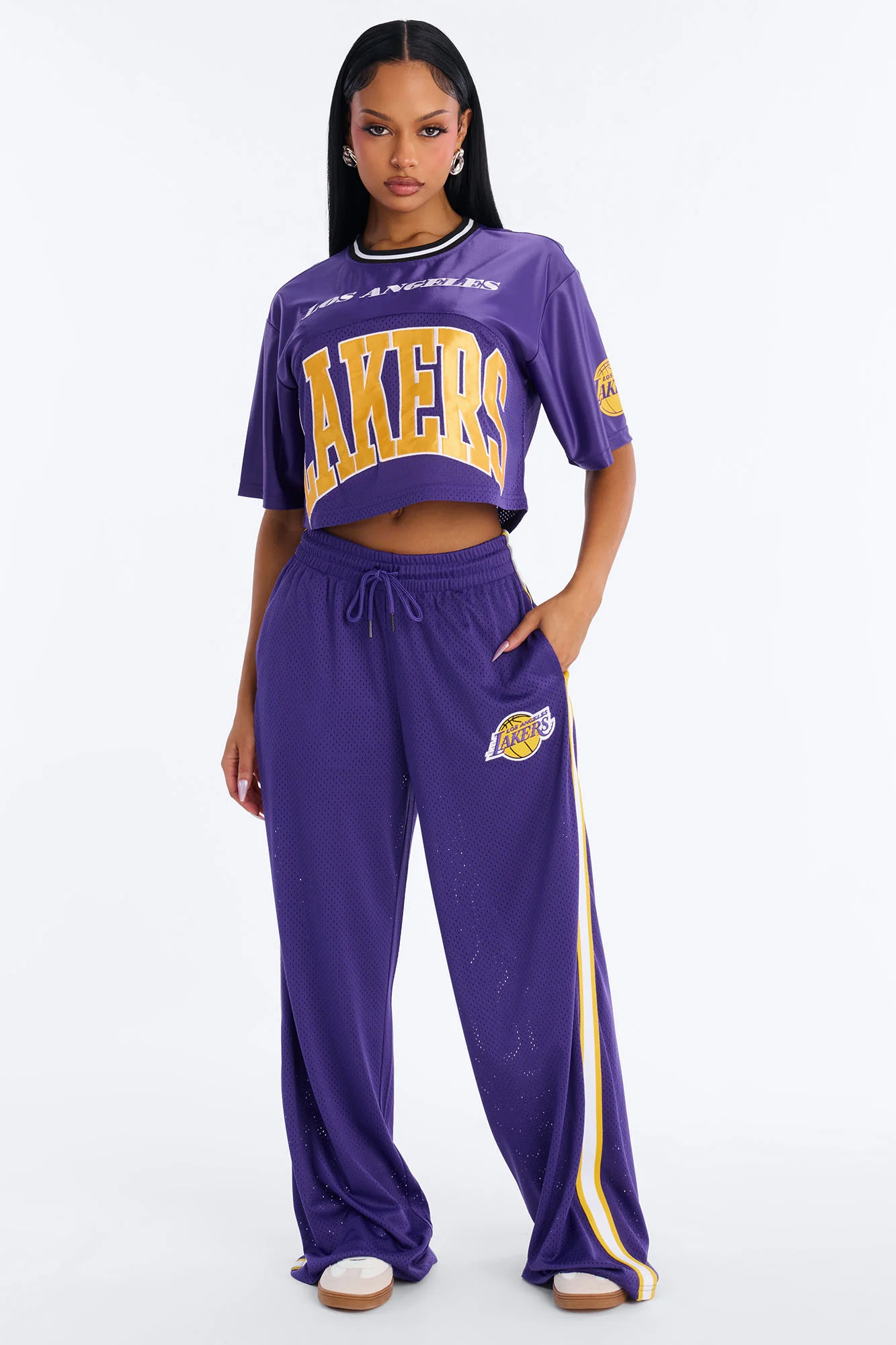 NBA LA Lakers Fleece Pants - Purple