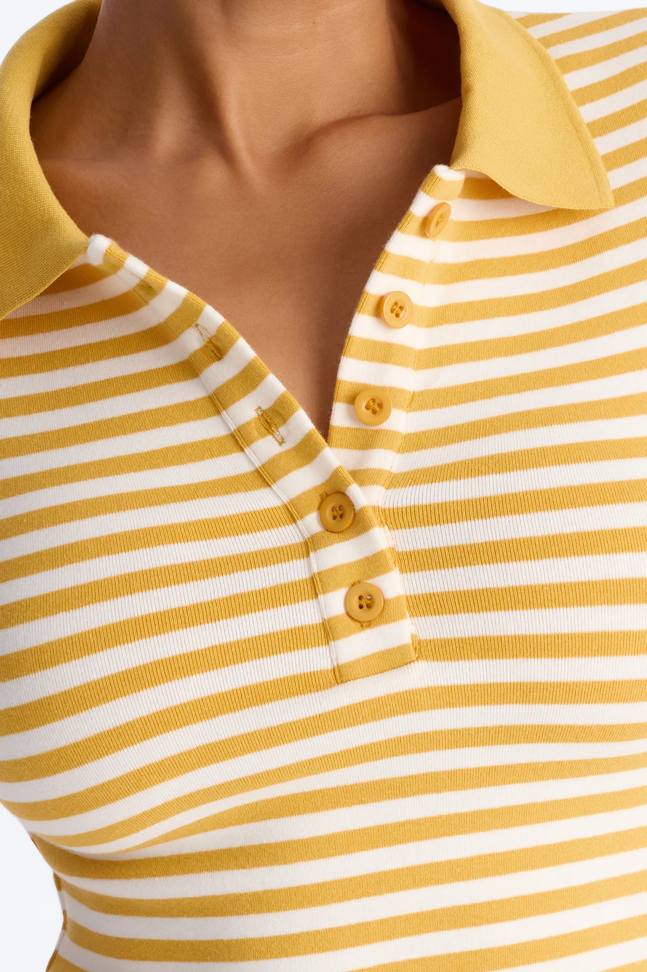 Nellie Stripped Shirt - Yellow/combo - Image 3