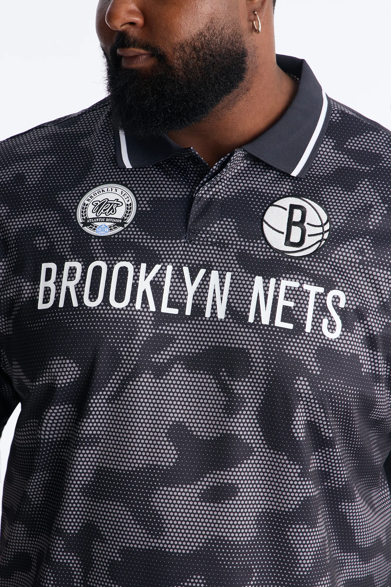 Nets Digi Camo Soccer Top - Black - Image 7