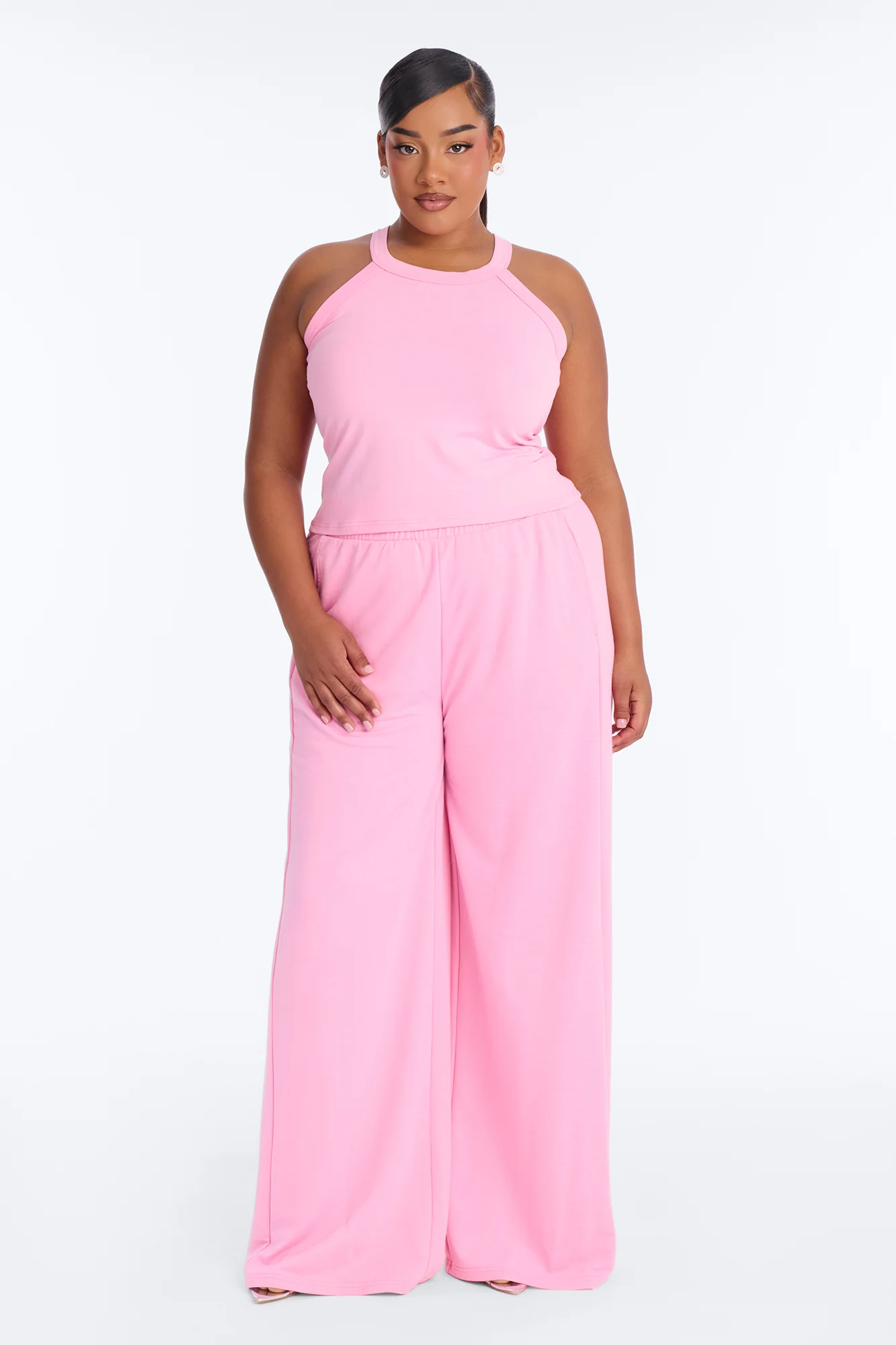 Never Too Late Pant Set - Pink - Image 5