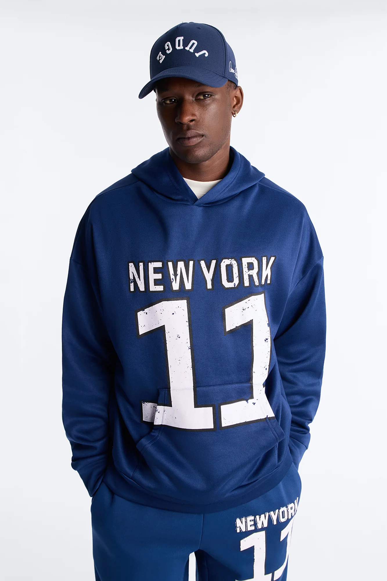 New York Classic Hoodie - Navy
