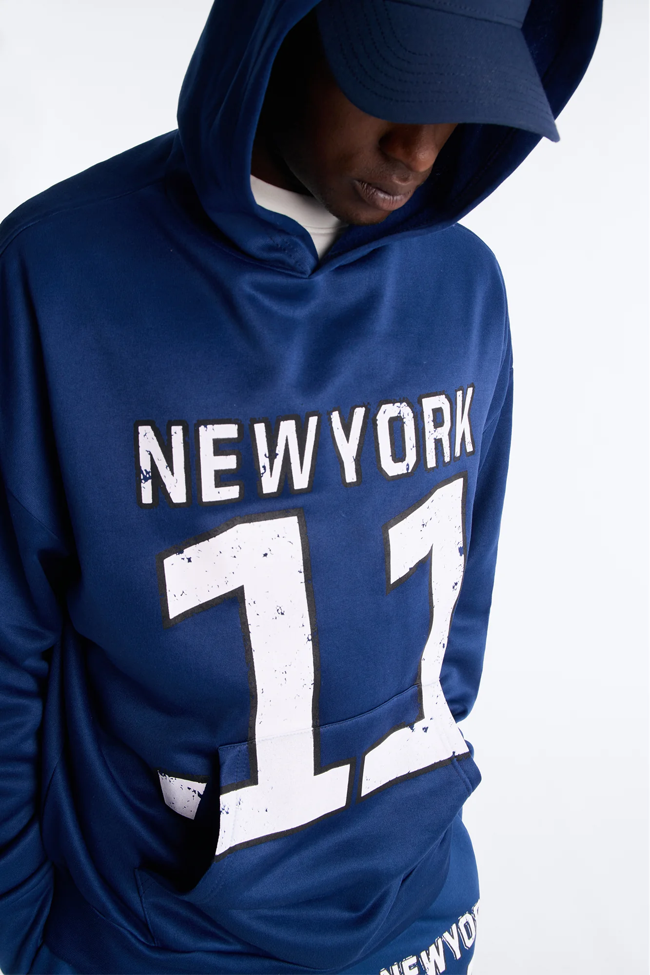 New York Classic Hoodie - Navy - Image 4