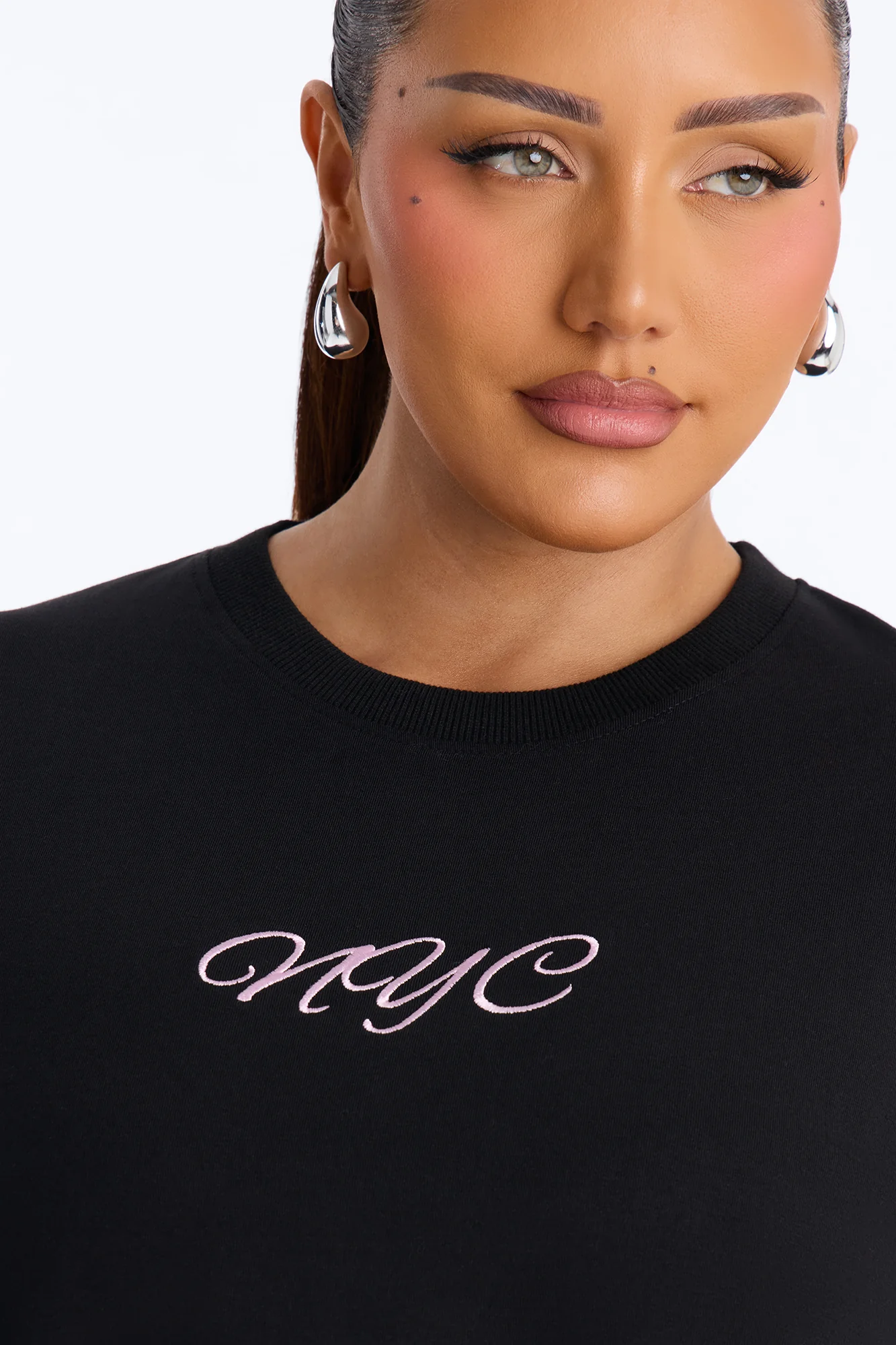 New York Or BowWhere Short Set - Black/Pink - Image 7