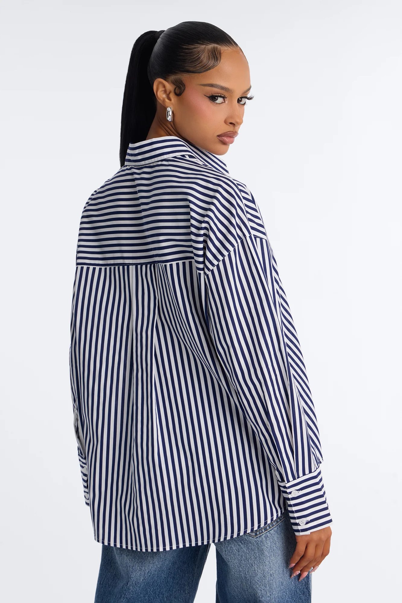 Newport Striped Shirt - Navy/combo - Image 4