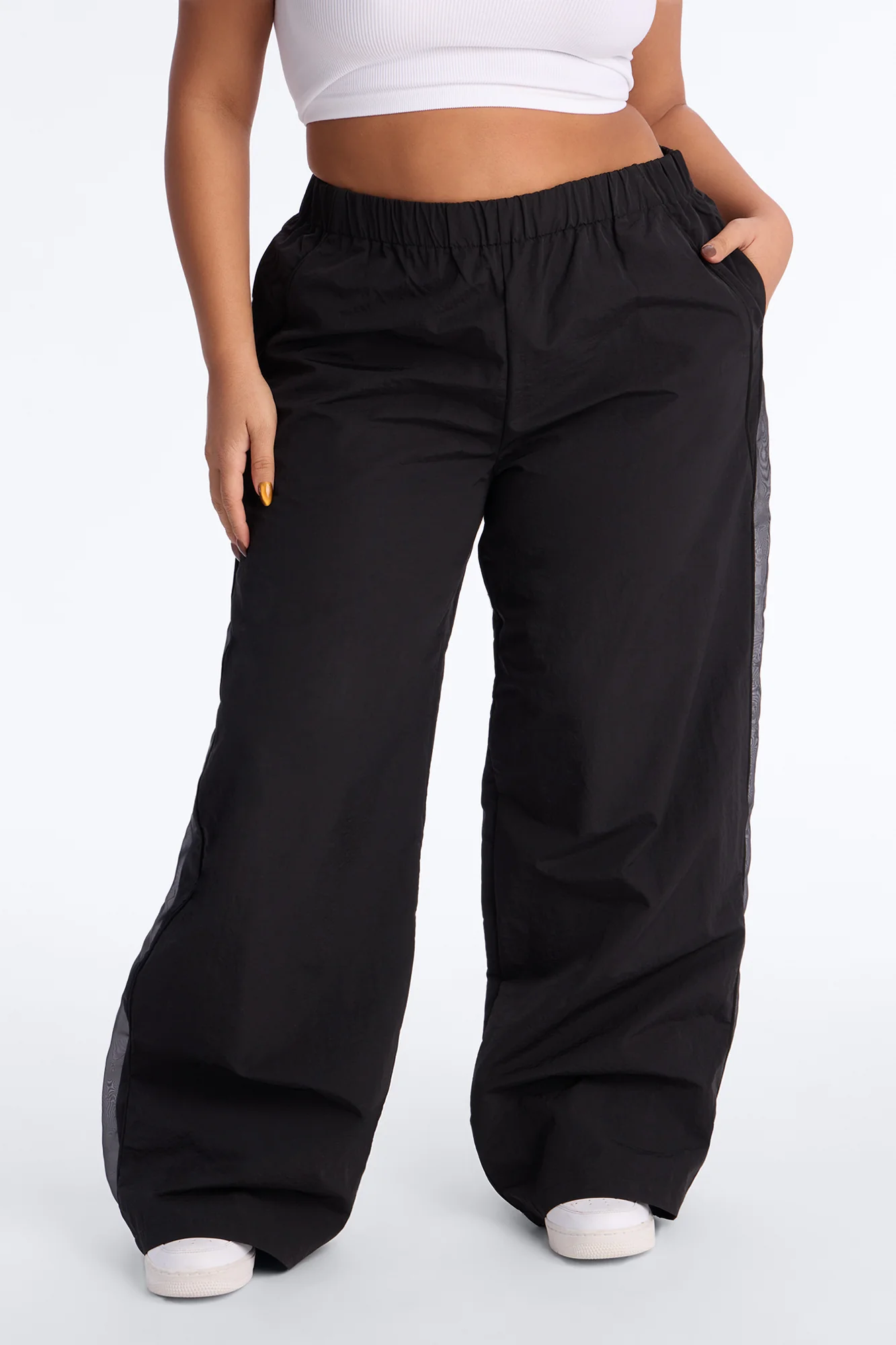 No Days Off Sheer Windbreaker Pant 33″ - Black - Image 8
