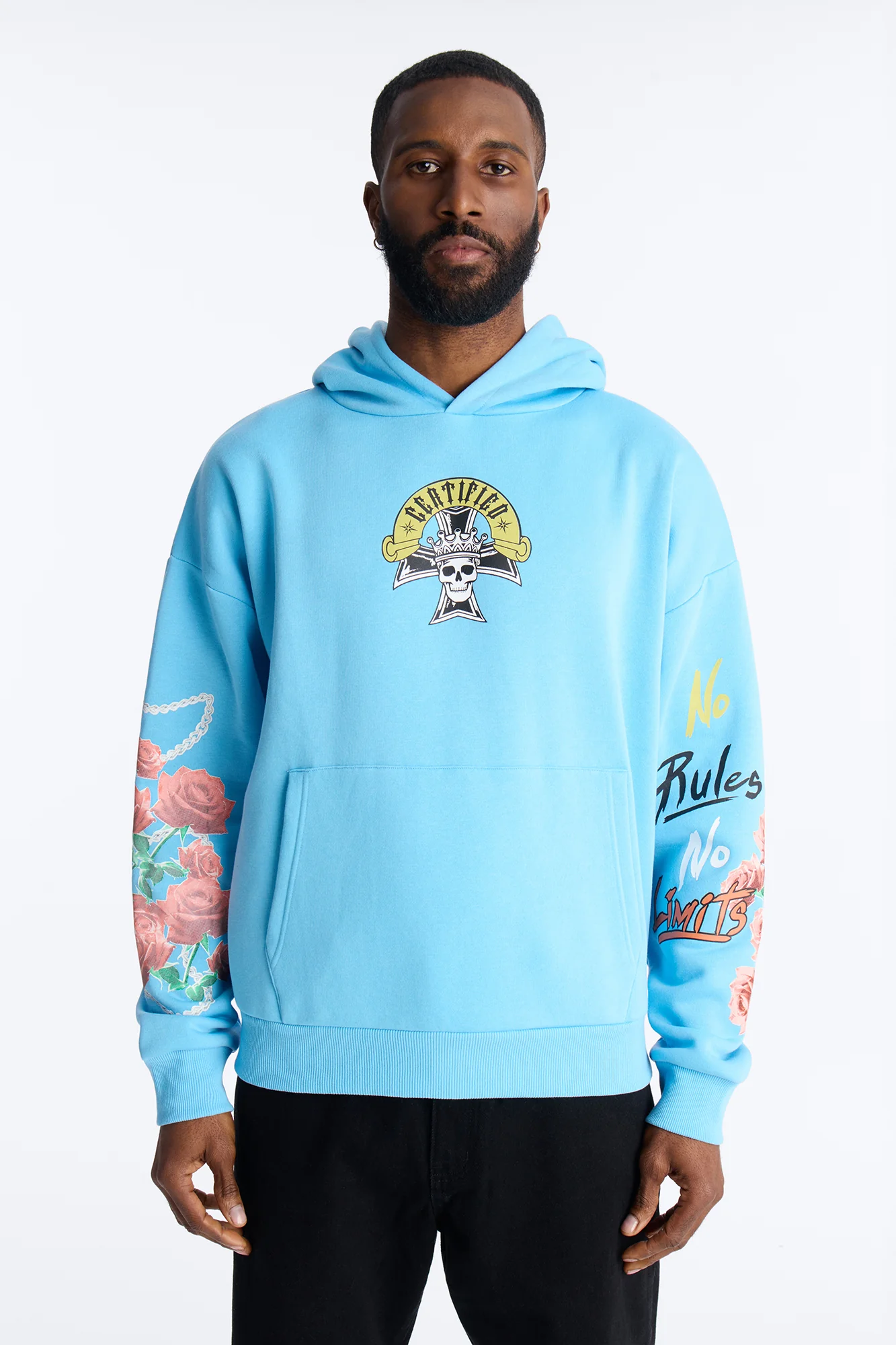 No Rules No Limits Hoodie - Blue