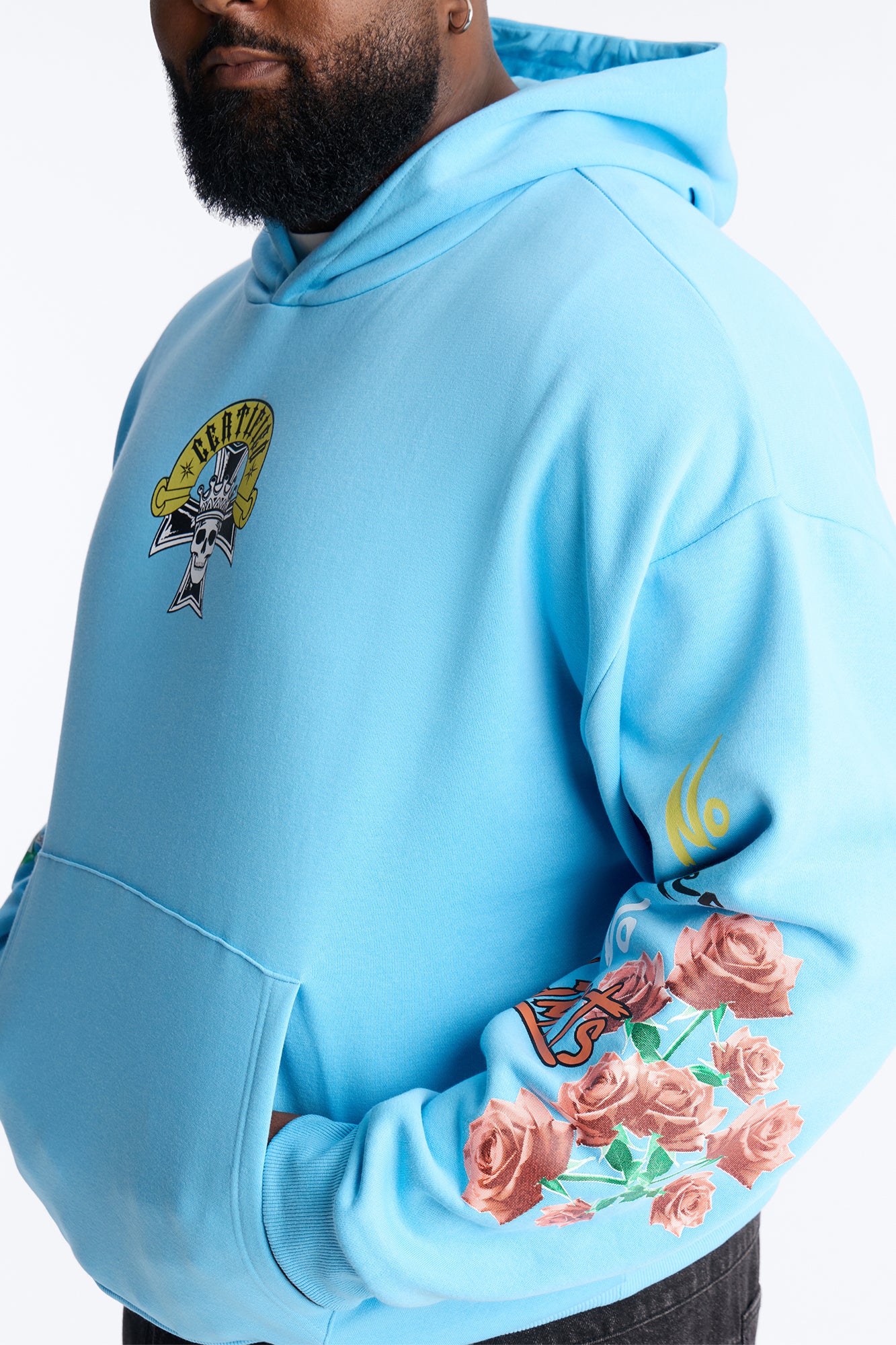 No Rules No Limits Hoodie - Blue - Image 8