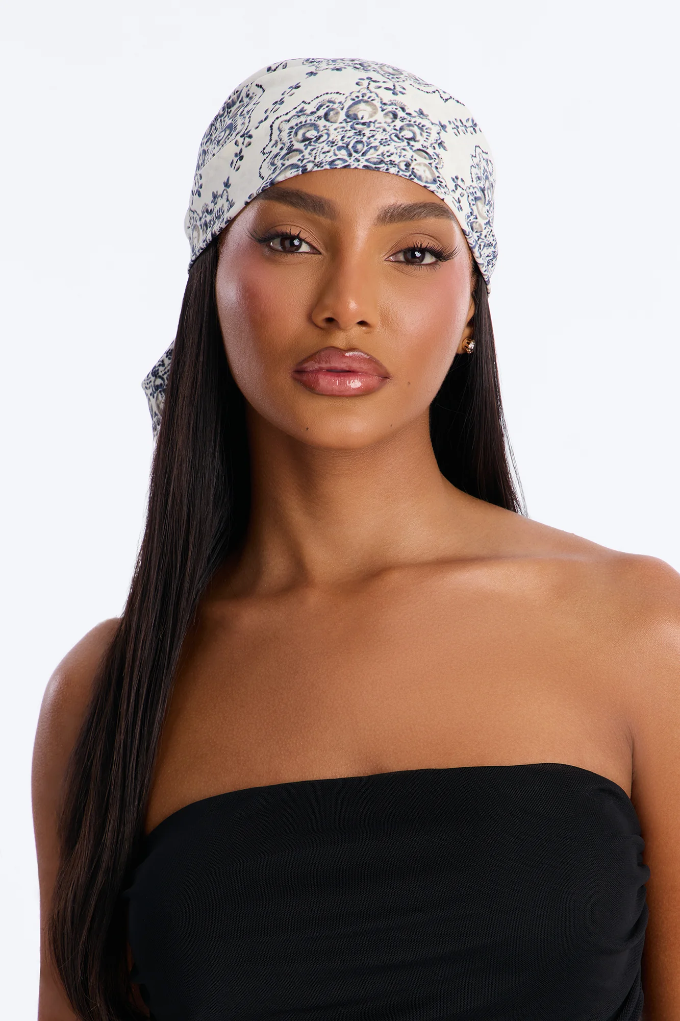 Nomad Muse Head Scarf - White/combo - Image 2