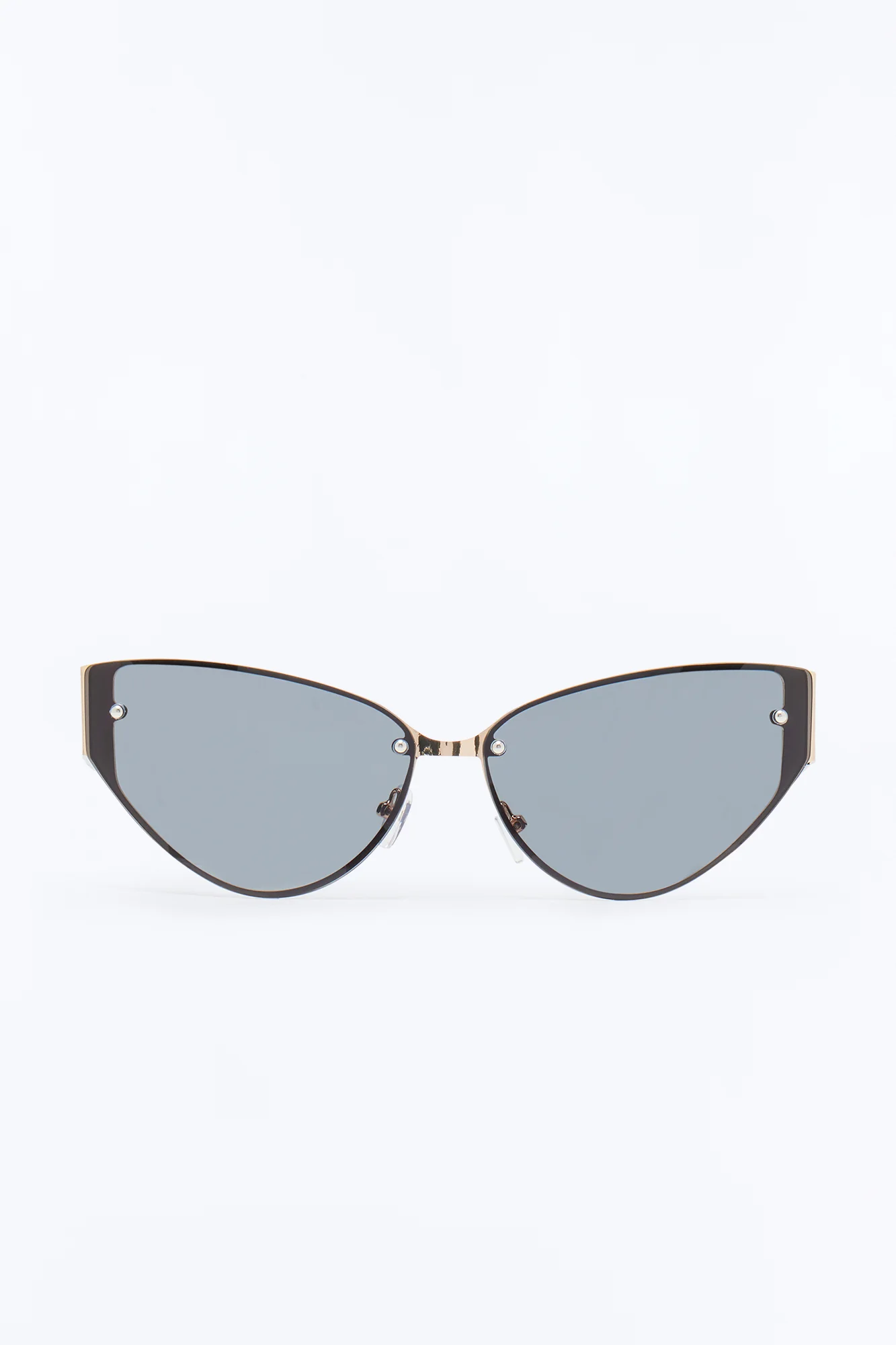 Nora Cat Eye Sunglasses - Black - Image 3