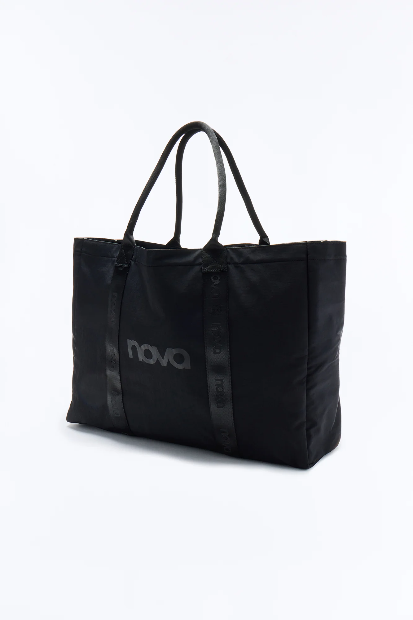 Nova Nylon Tote Bag - Black - Image 2