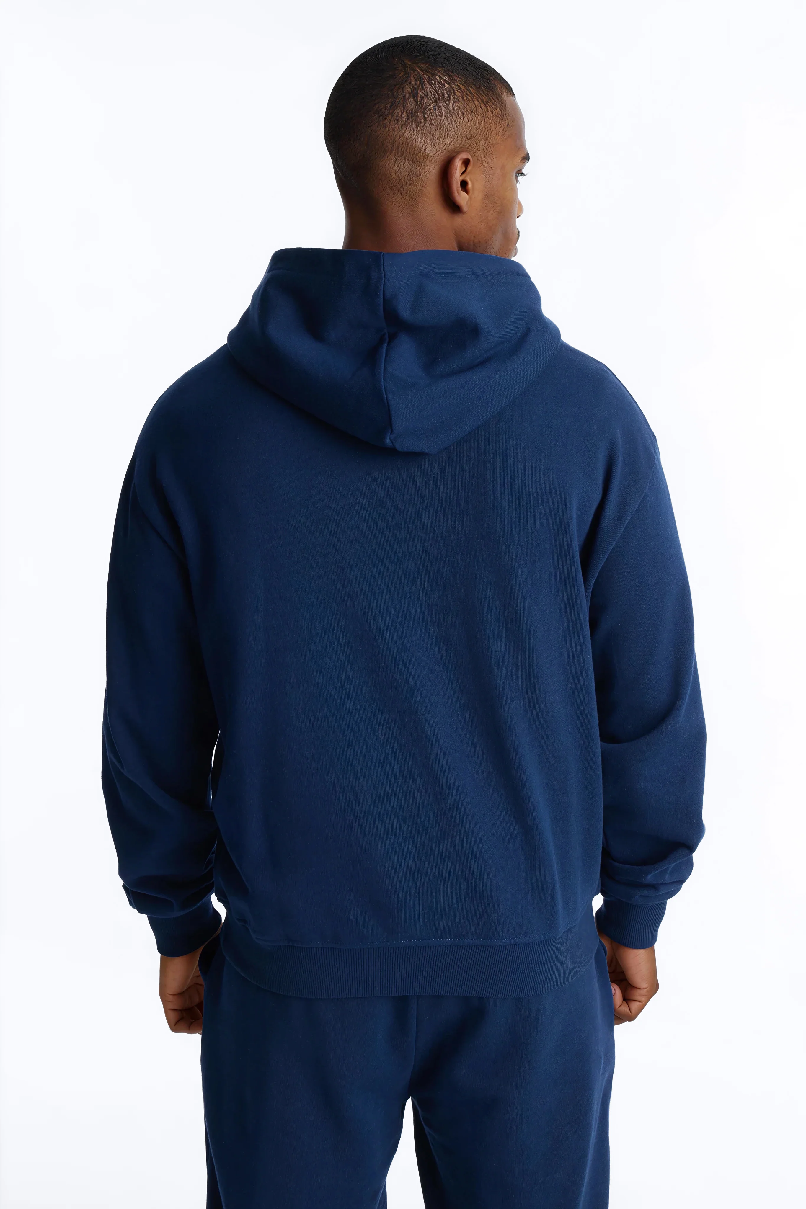 NYC Embroidered Hoodie - Navy - Image 3
