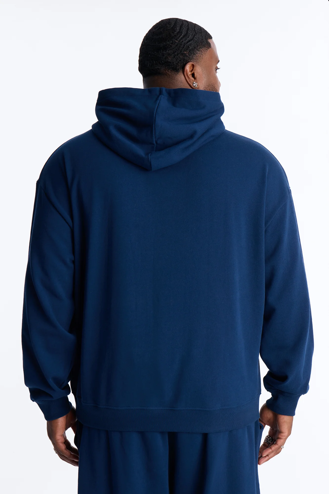 NYC Embroidered Hoodie - Navy - Image 7