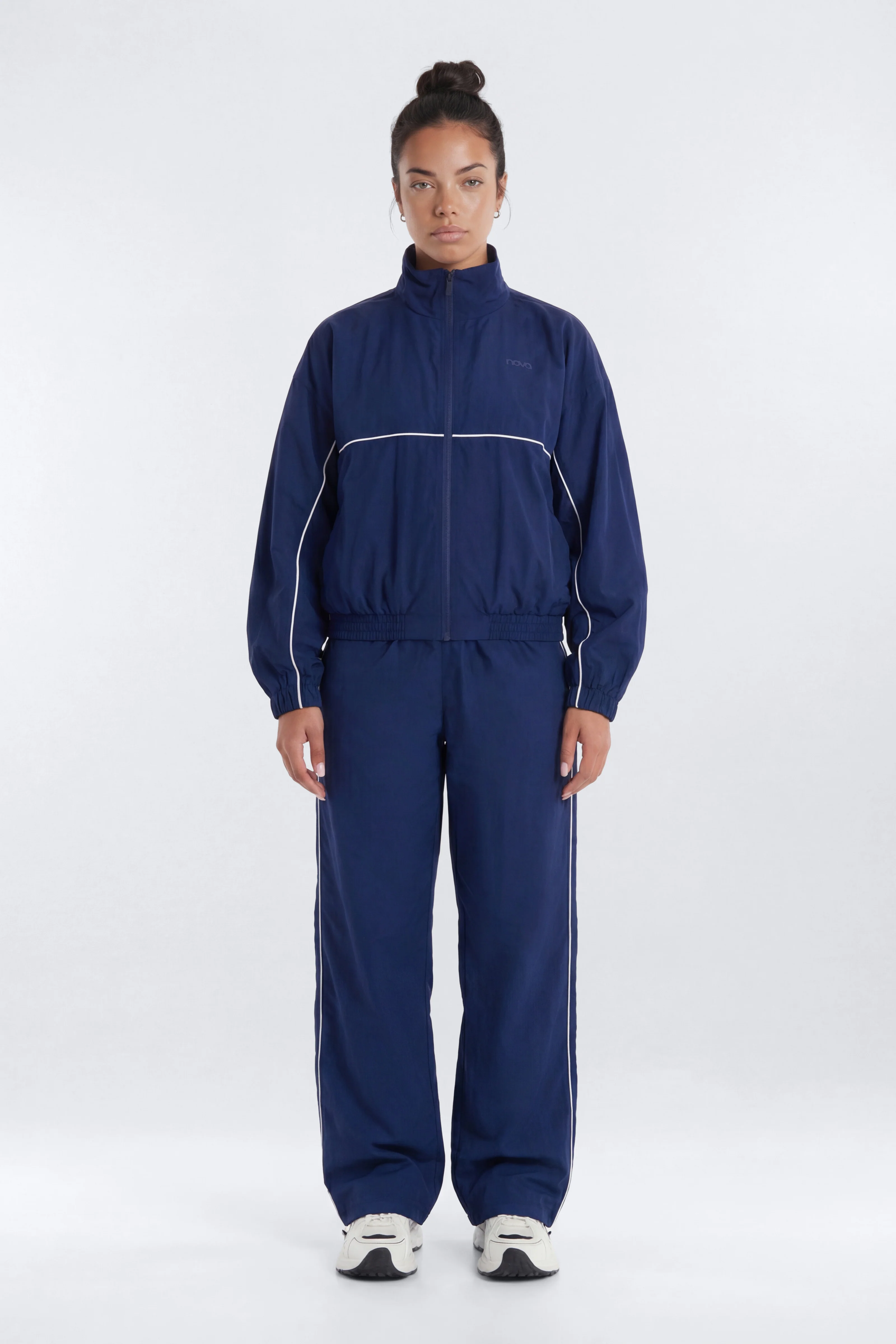CoreNylon 32″ Pocket Track Pant - Navy/combo