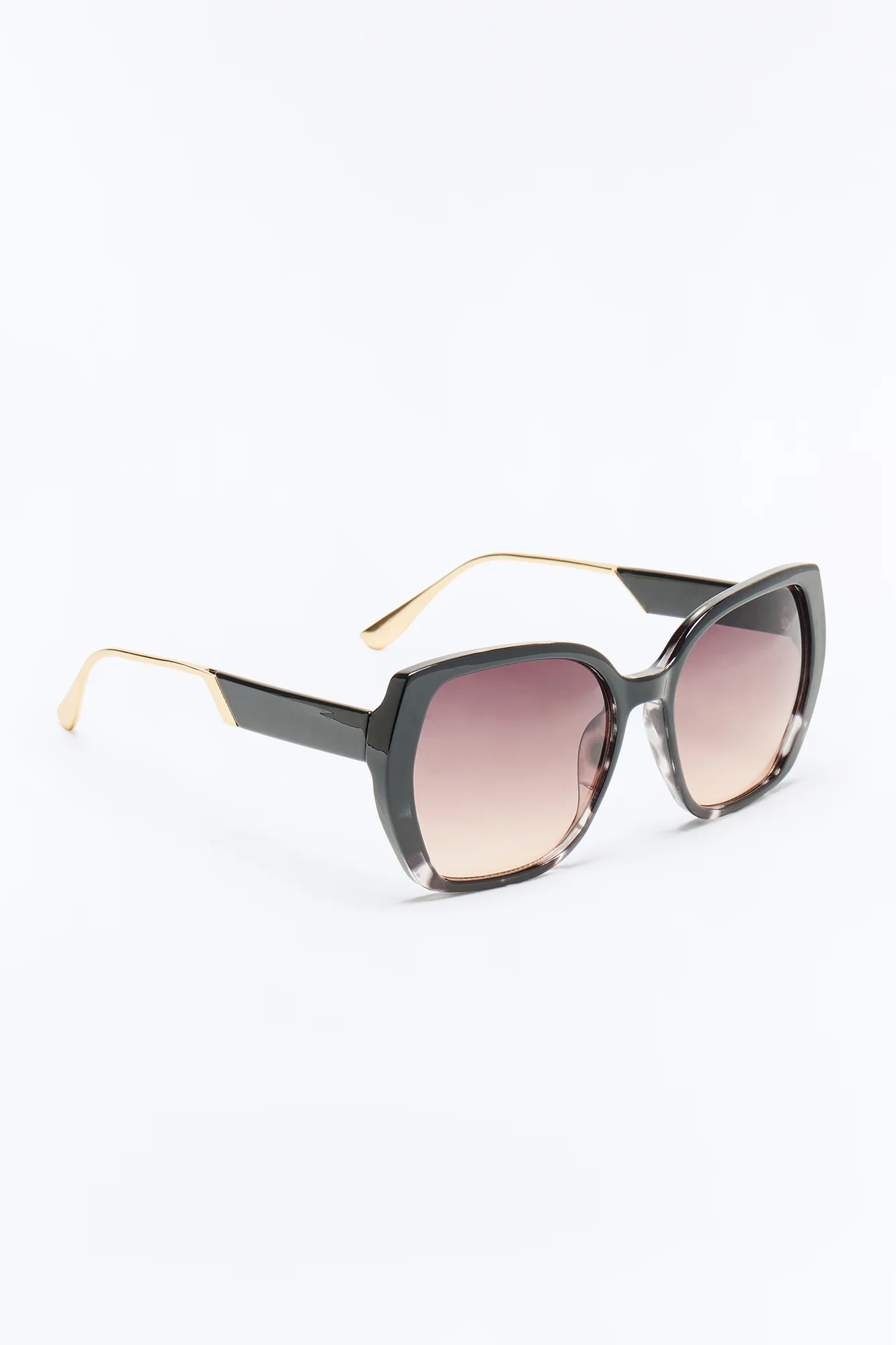 Oakland Round Sunglasses - Black/Tortoise - Image 4