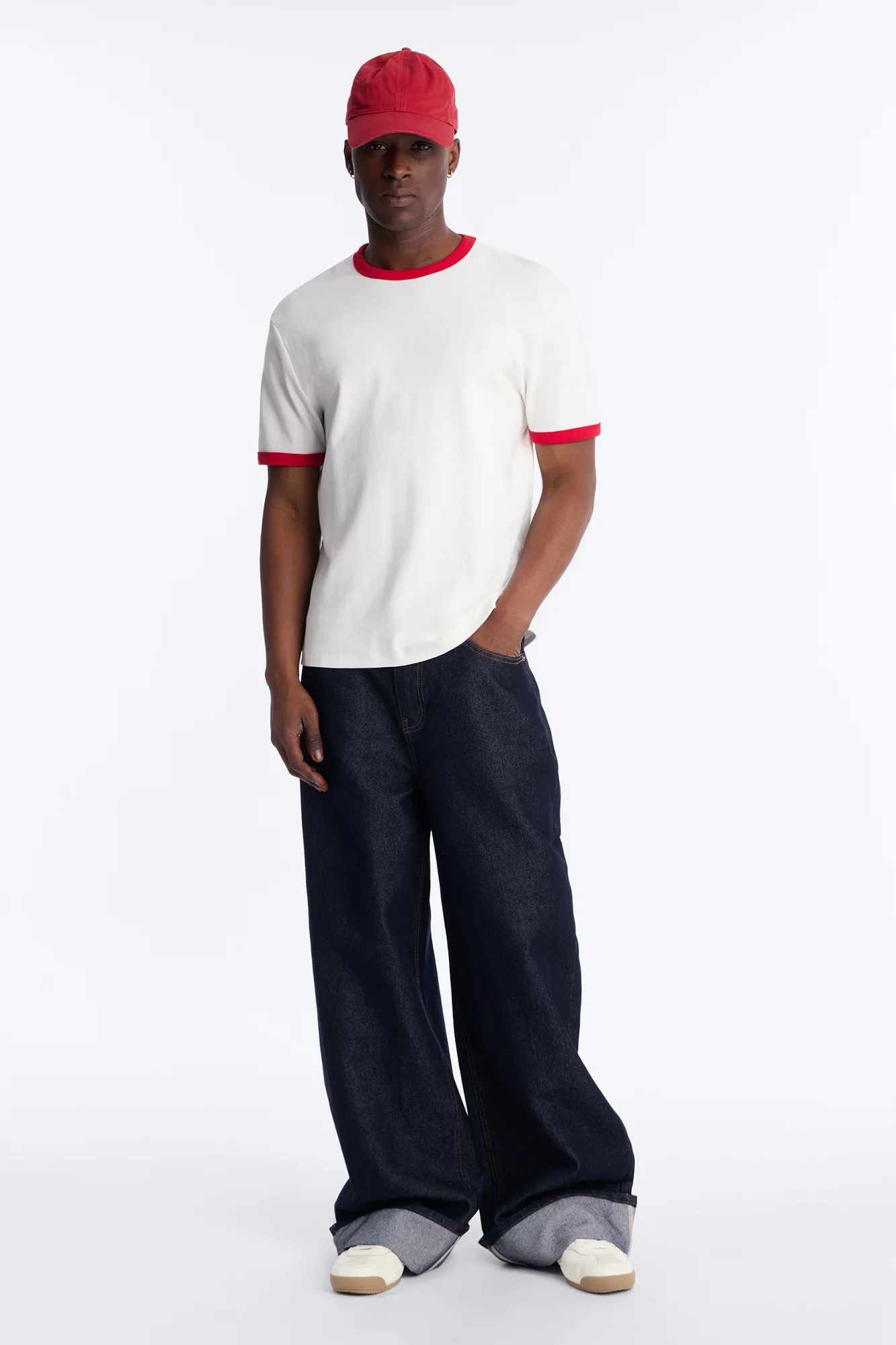 OC Relaxed Wide Leg Jean - Dark Wash - Image 2