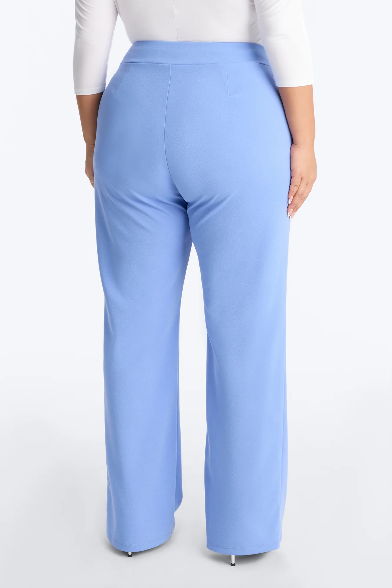 Office Tea Straight Leg Trouser Pant - Periwinkle - Image 7
