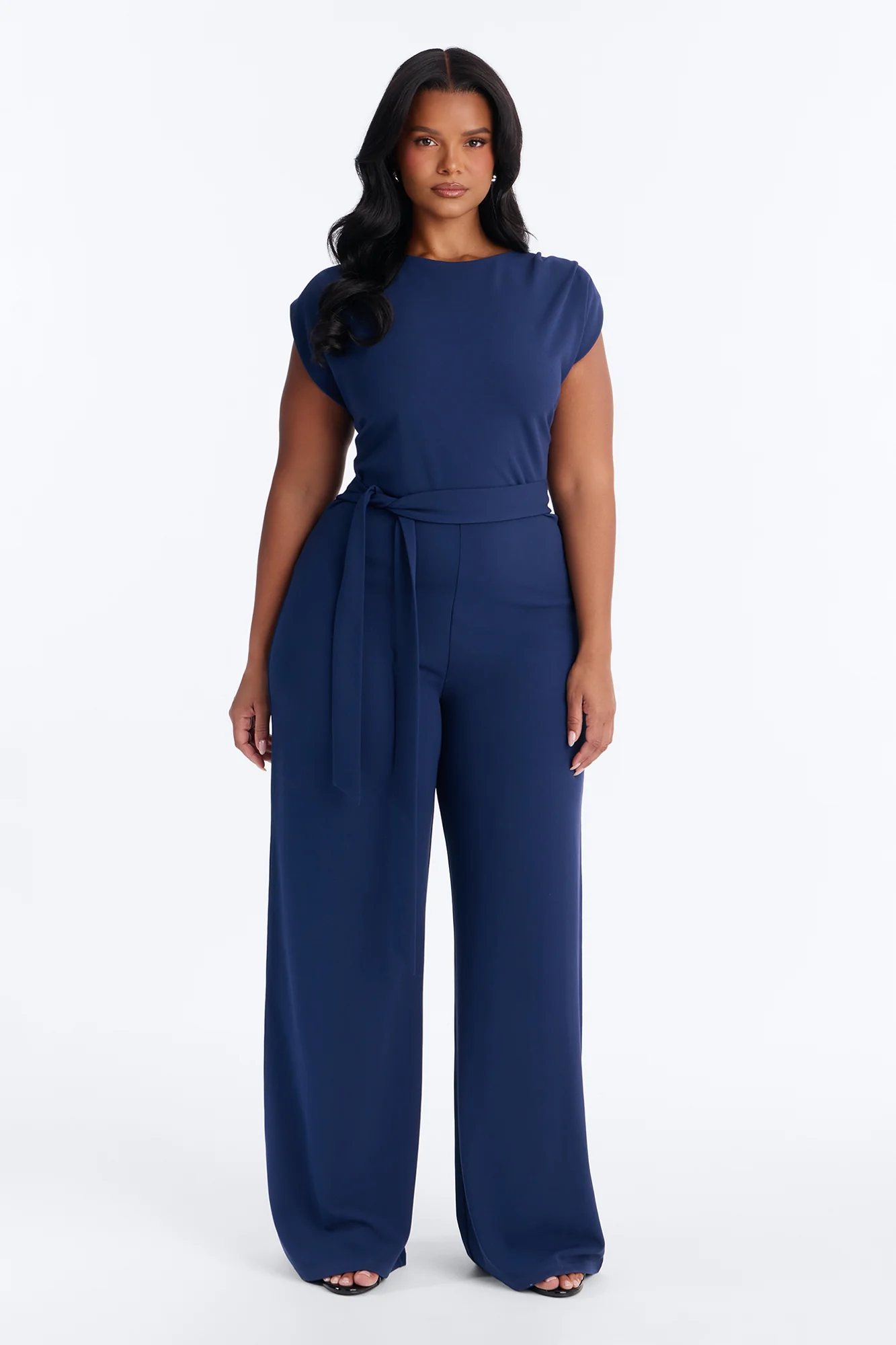 On Point Jumpsuit - Navy - Image 5