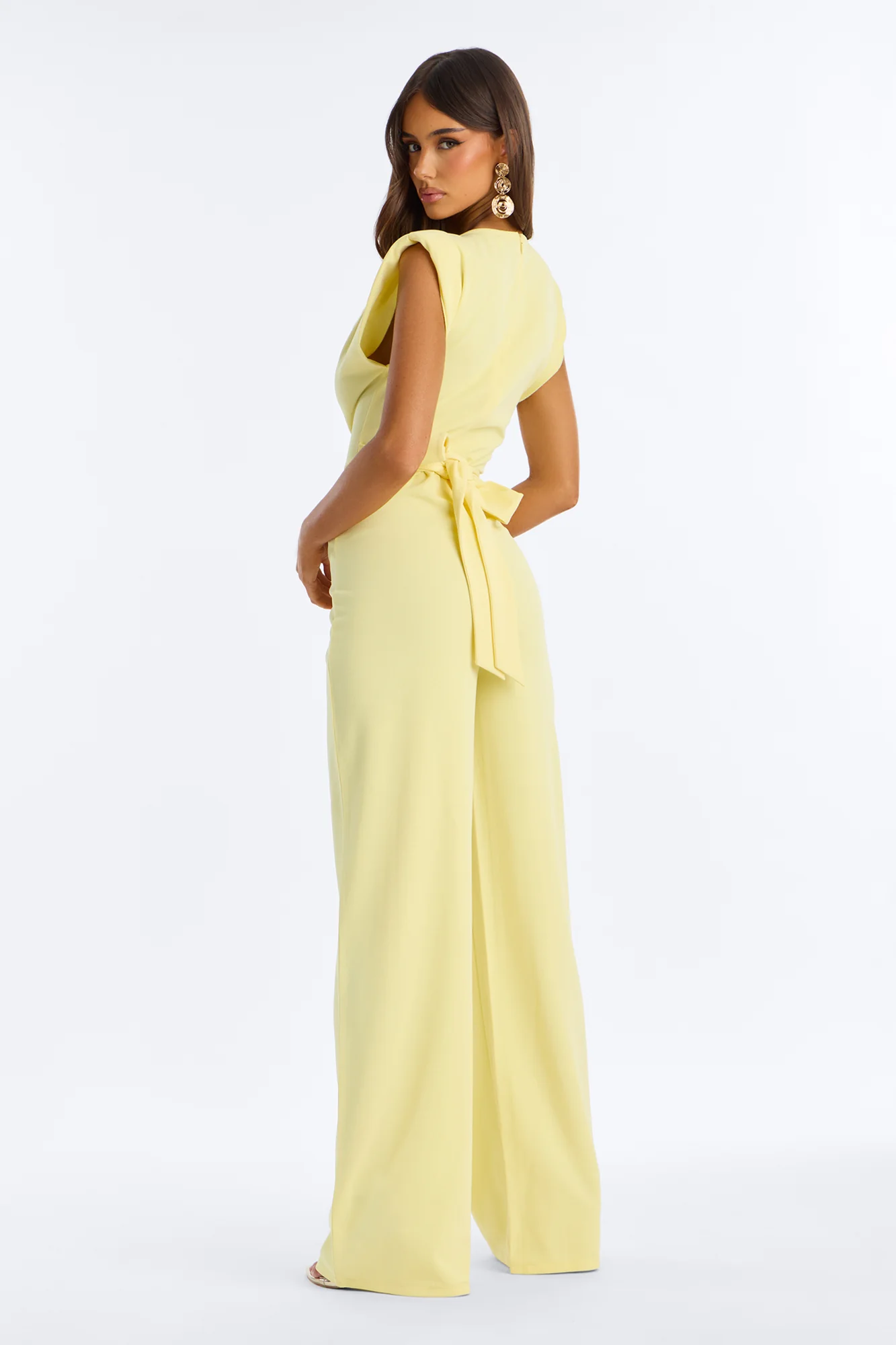 On Point Jumpsuit - Yellow - Image 3