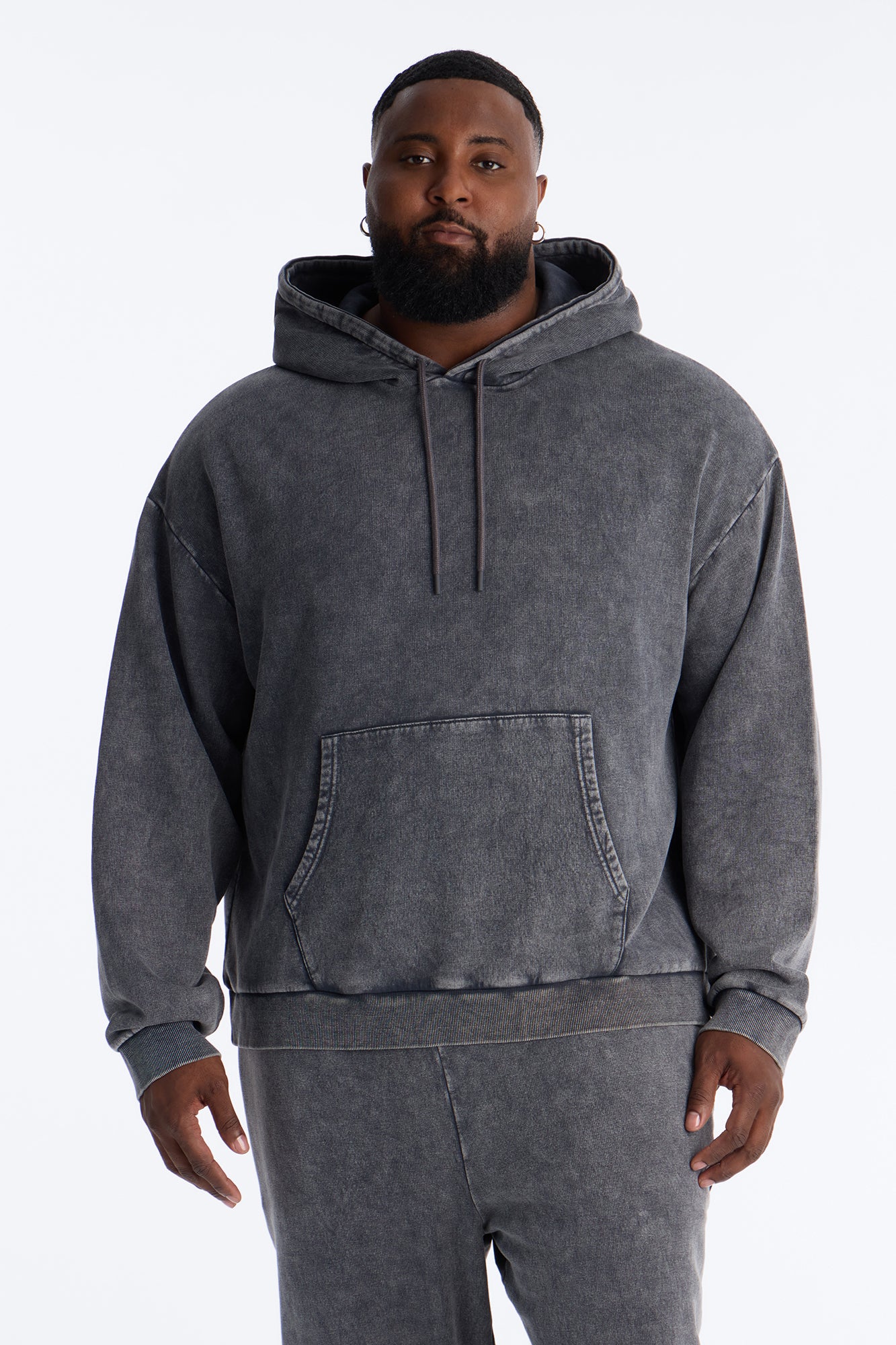 On The Go Washed Hoodie - Charcoal