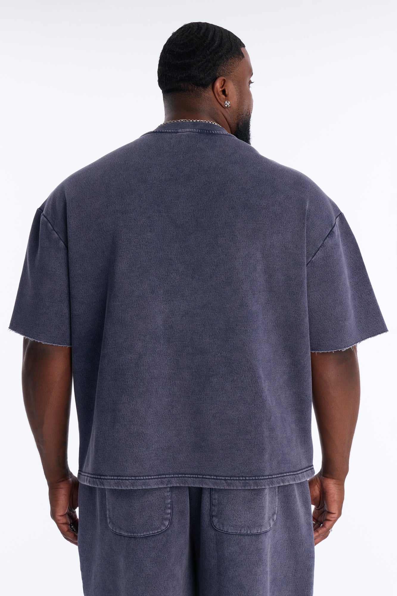 On The Go Washed Tee - Navy - Image 8