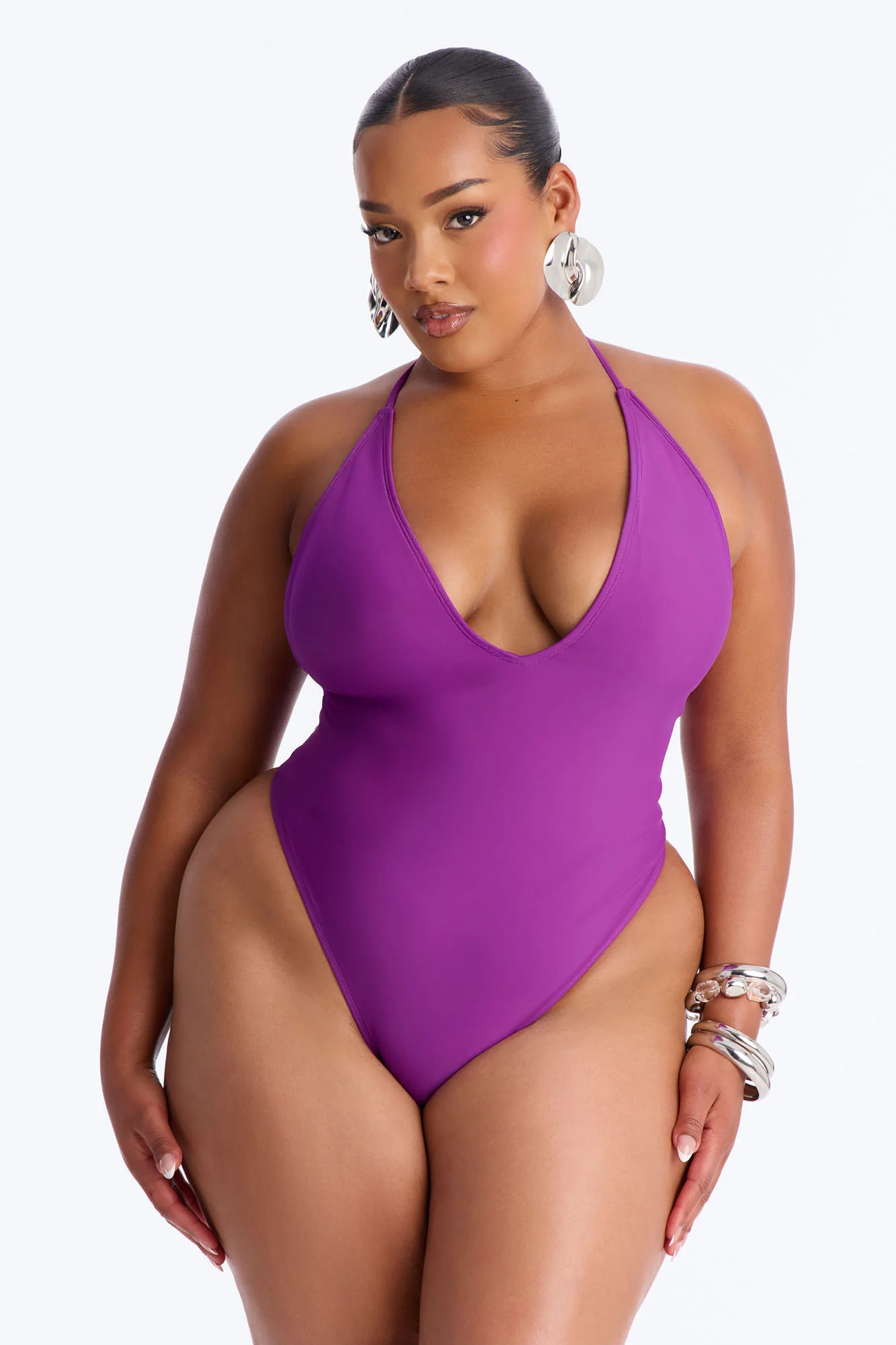 One And Only 1 Piece Swimsuit - Purple - Image 5