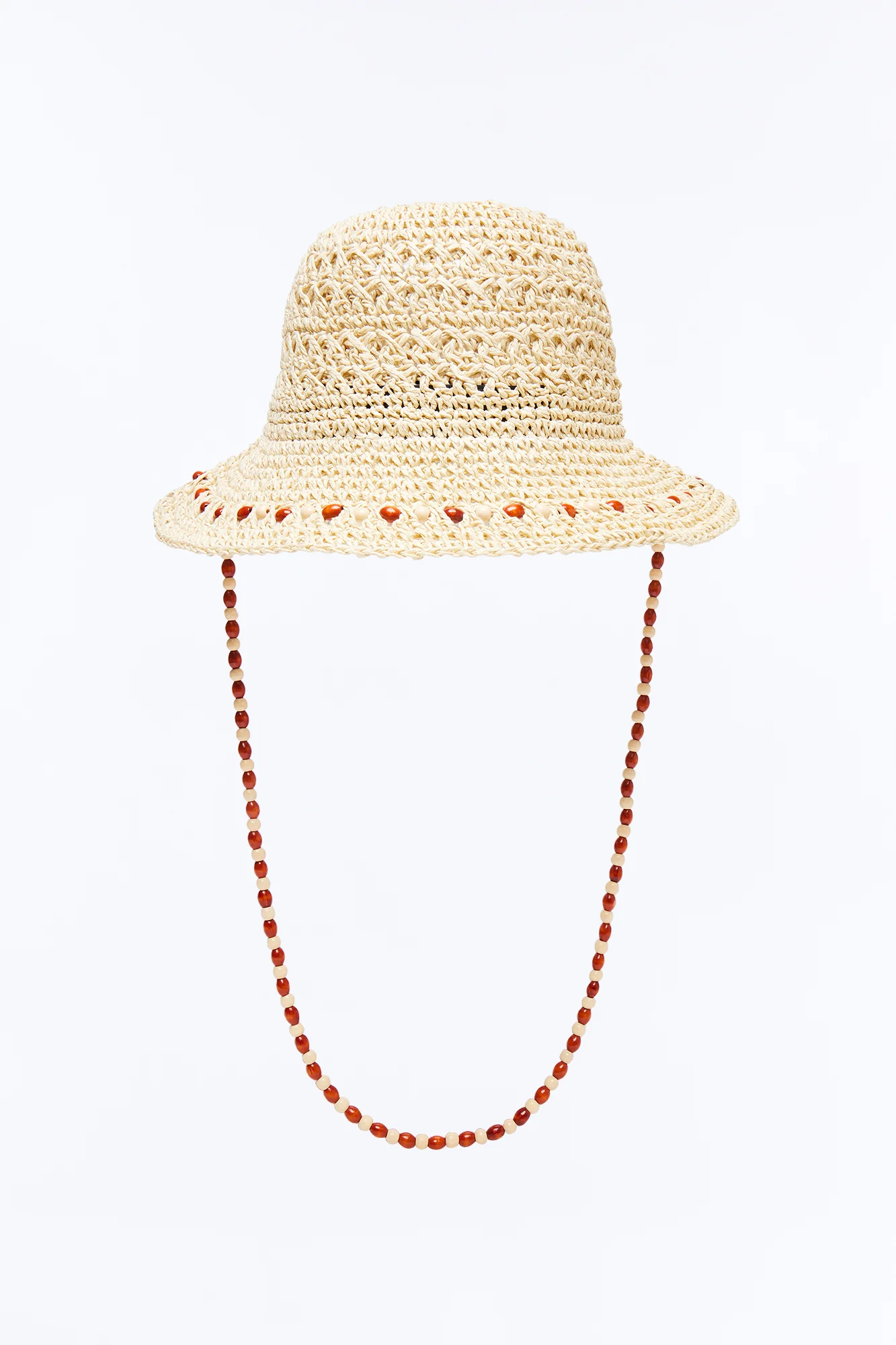 One Day At A Time Straw Bucket Hat - Ivory - Image 3