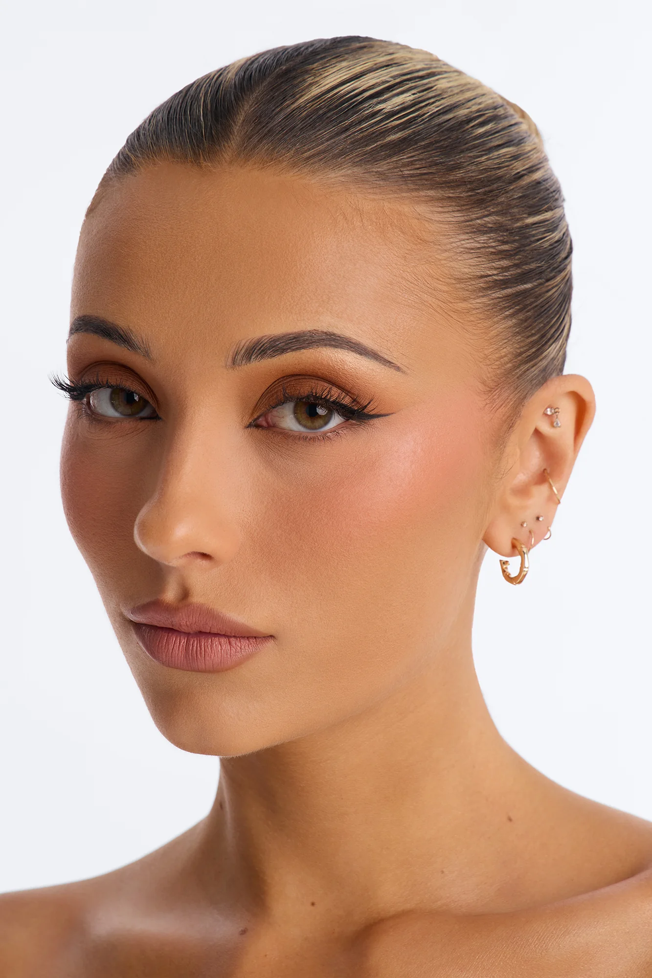 One Kind Of Love 7 Pair Multi Earring Set - Gold - Image 3