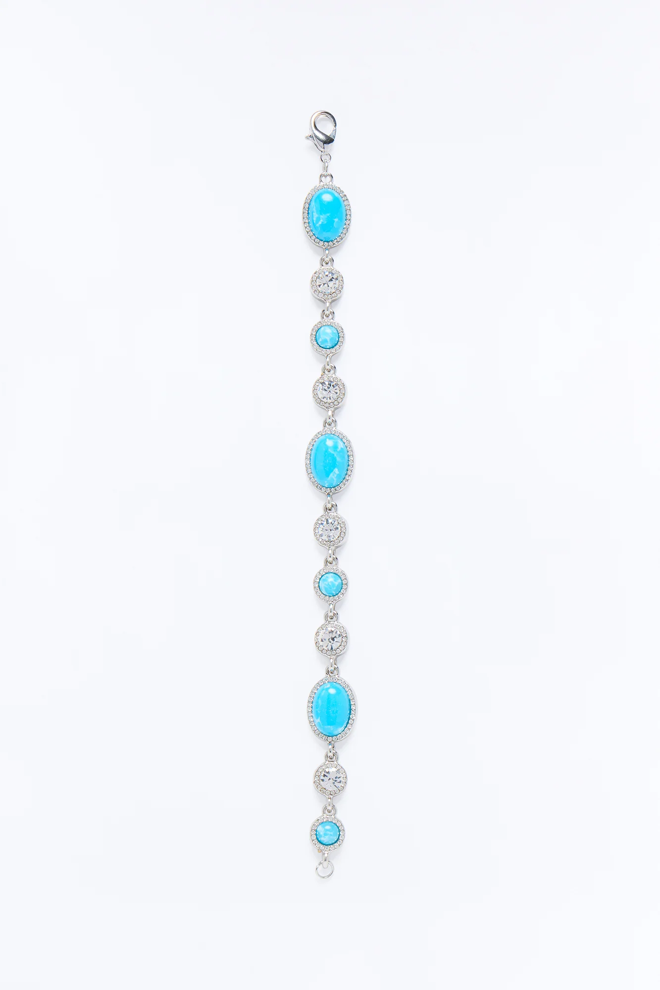 Opal Iced Gemstone Bracelet - Silver - Image 3