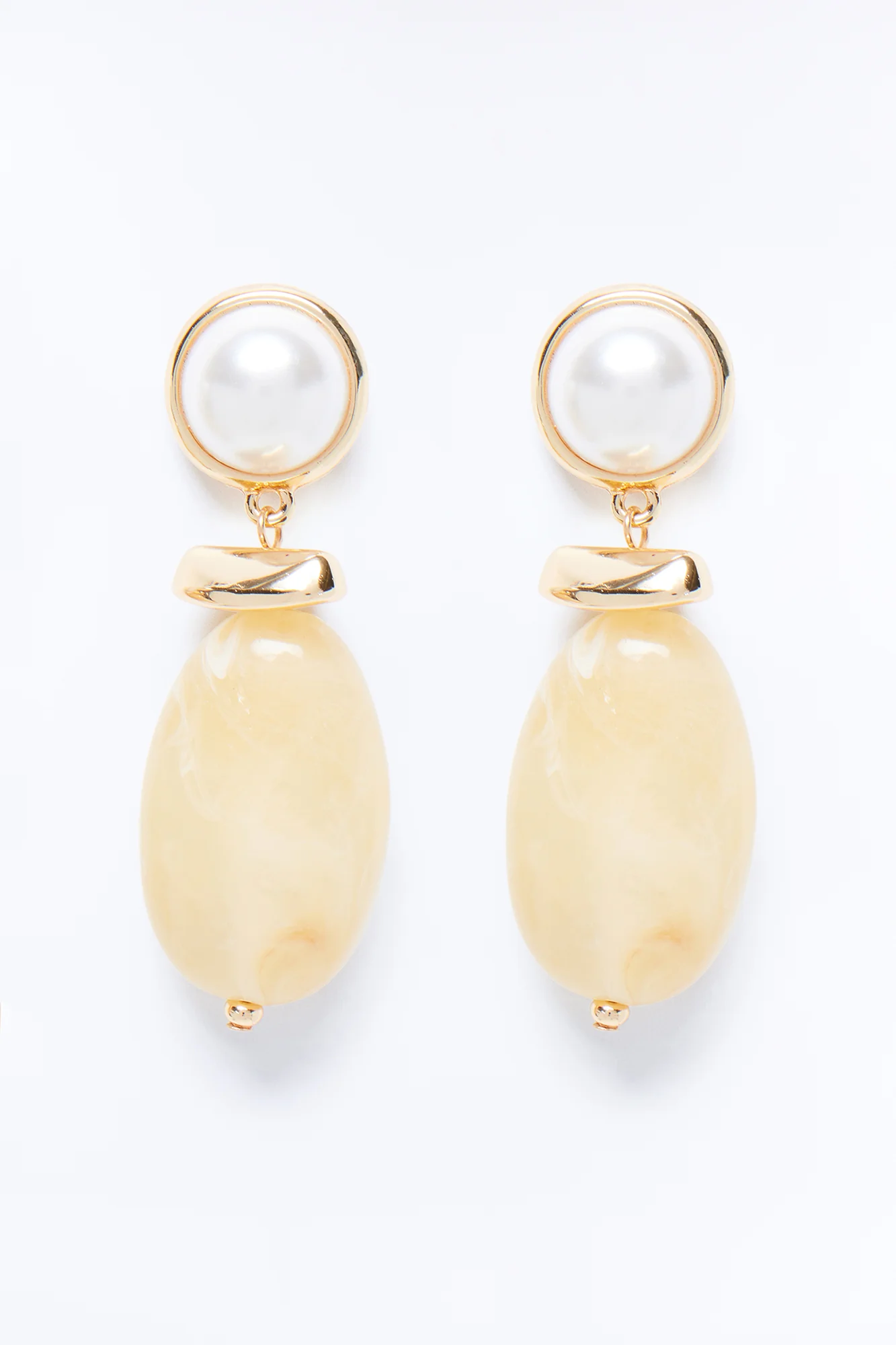 Opal Ray Drop Earrings - Brown/combo - Image 3