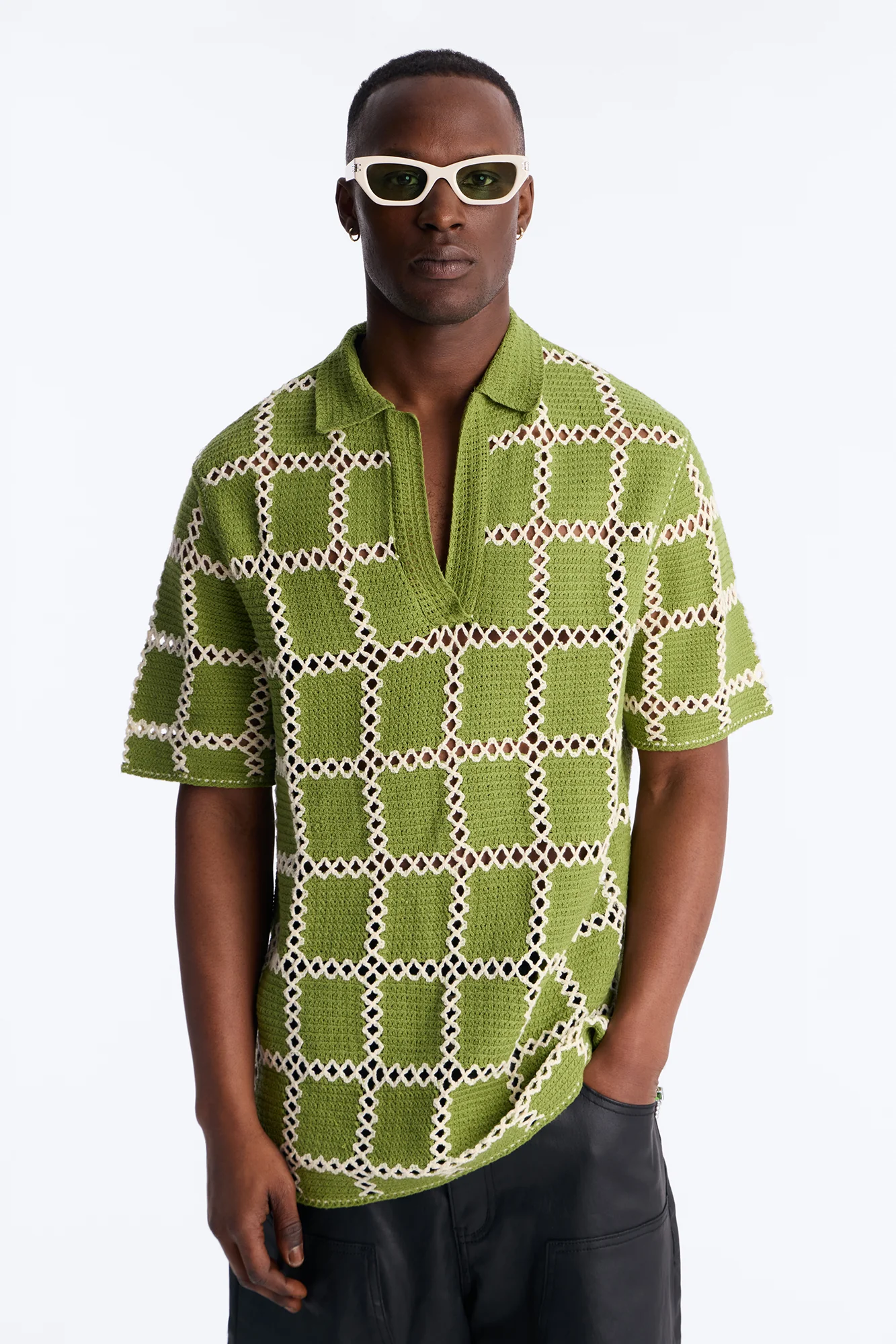 Open Field Crochet Johnny Polo - Olive