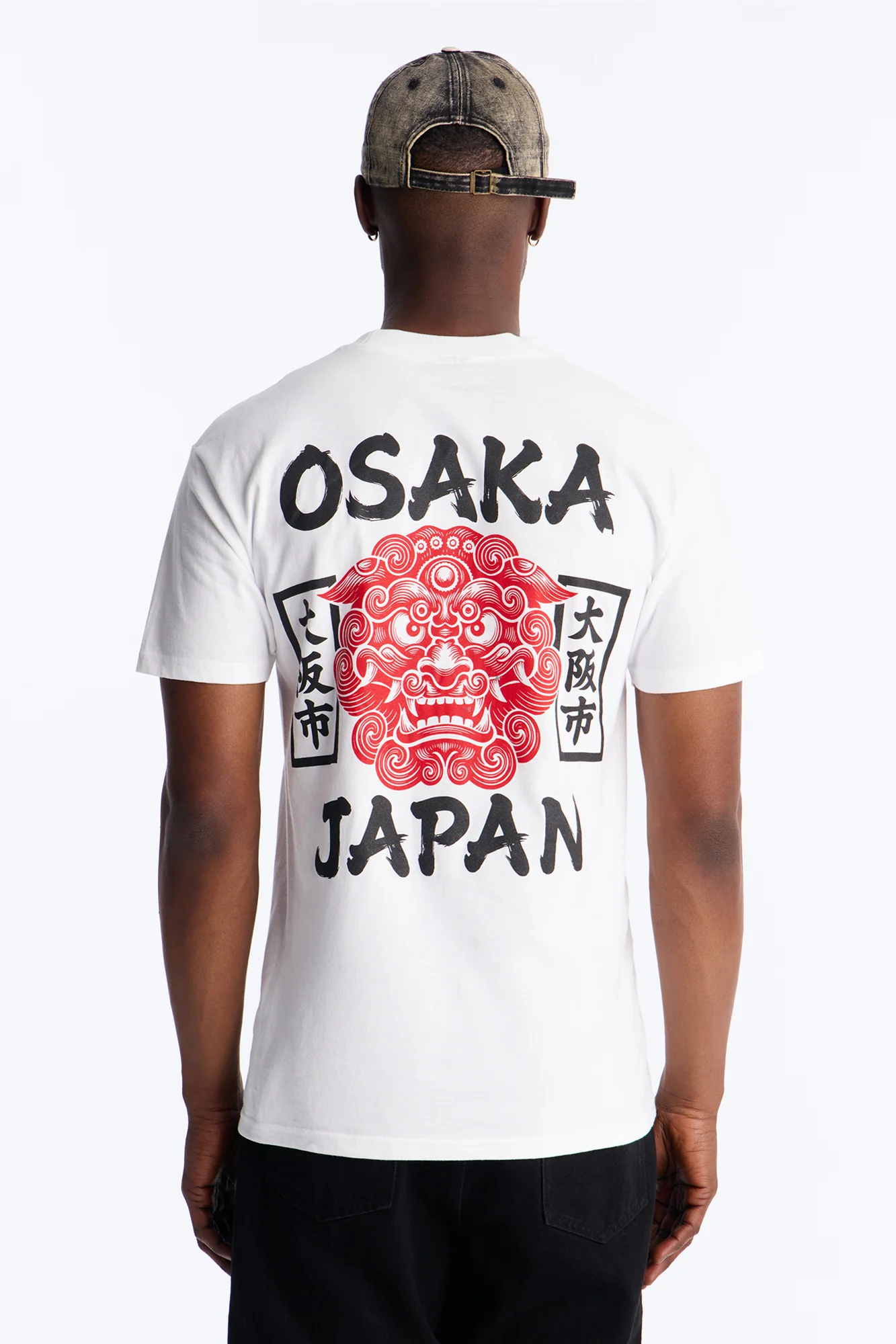 Osaka Japan Tiger Short Sleeve Tee - White