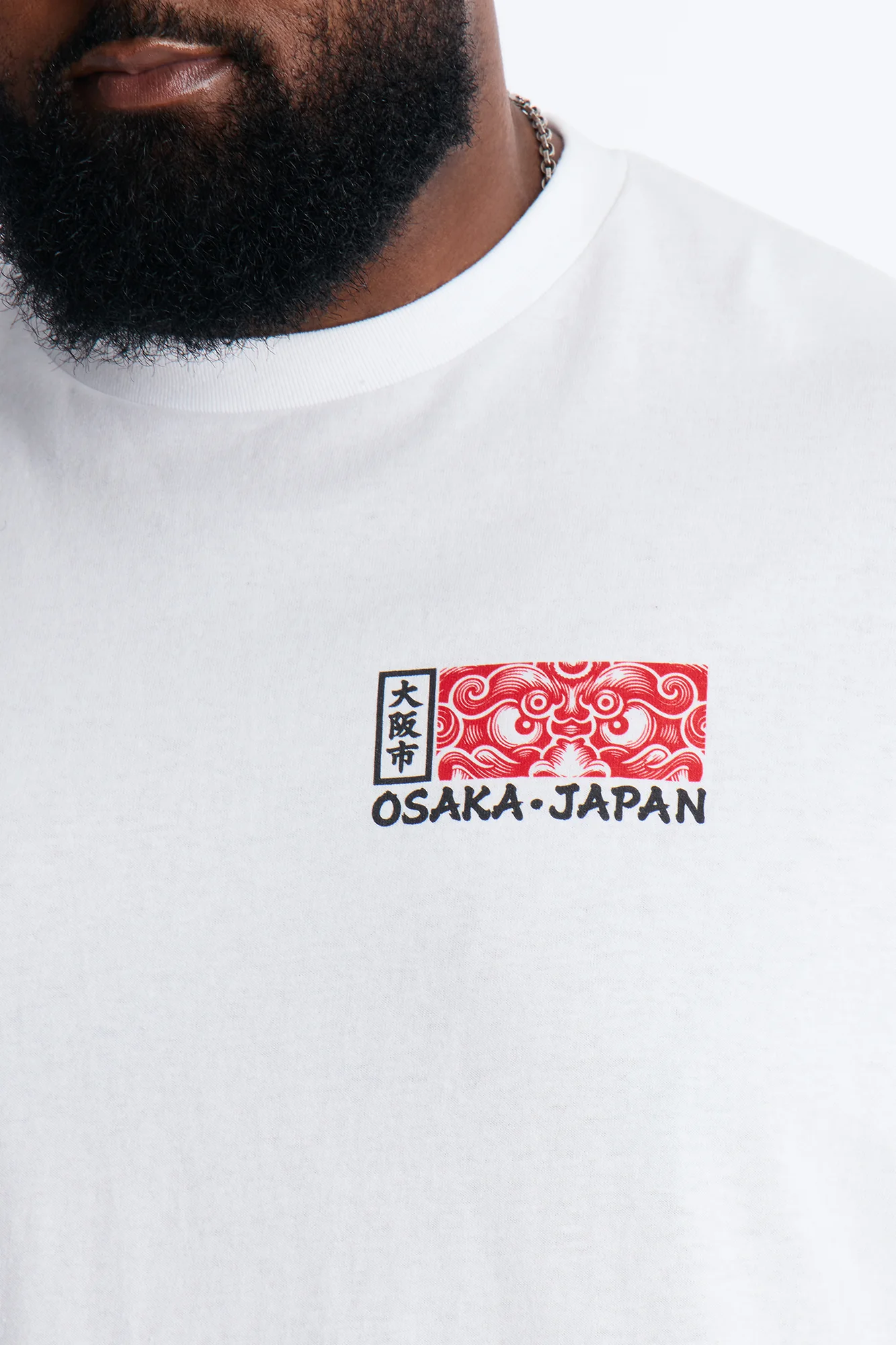 Osaka Japan Tiger Short Sleeve Tee - White - Image 7